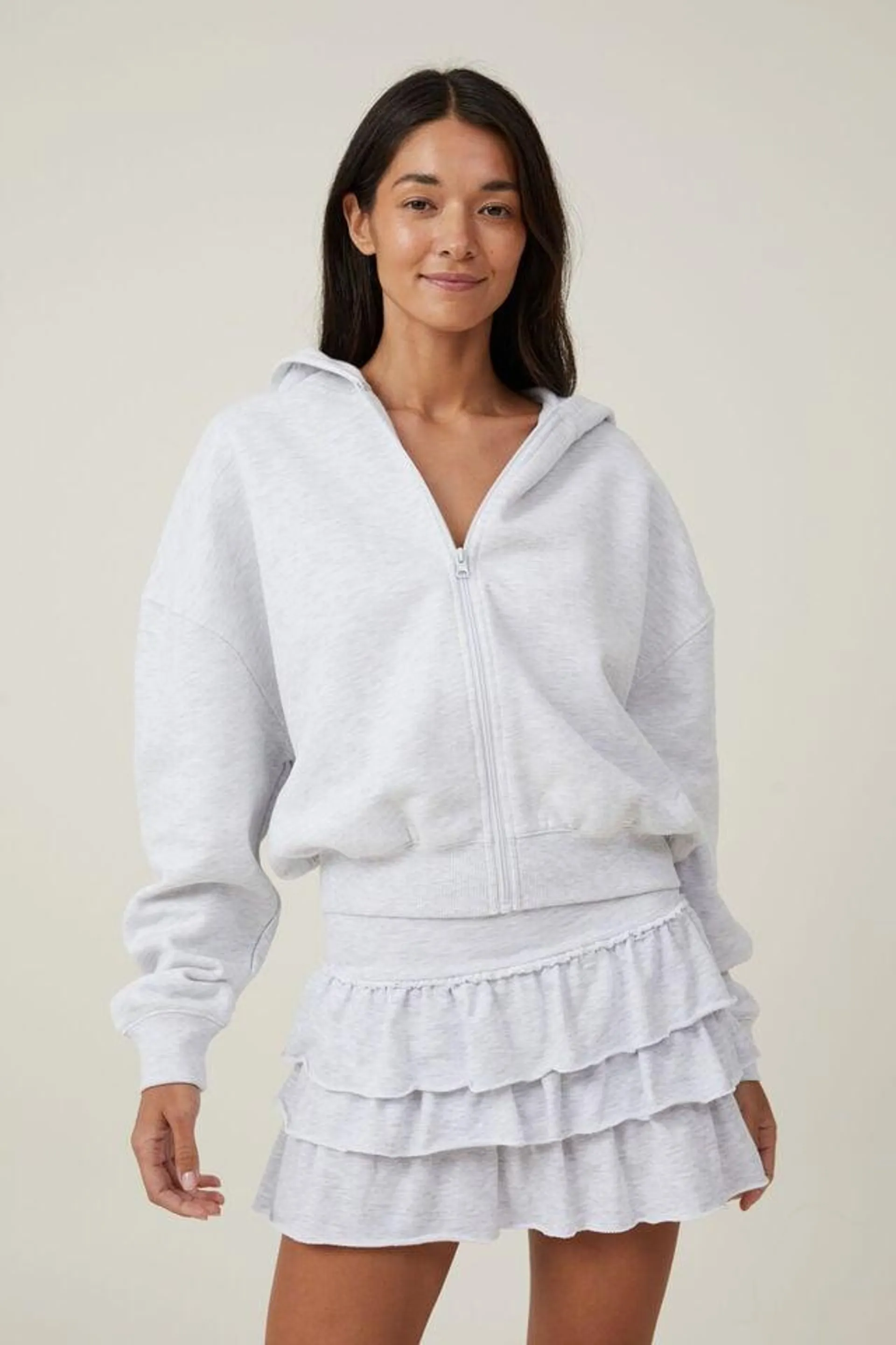 Zip Up Lounge Hoodie