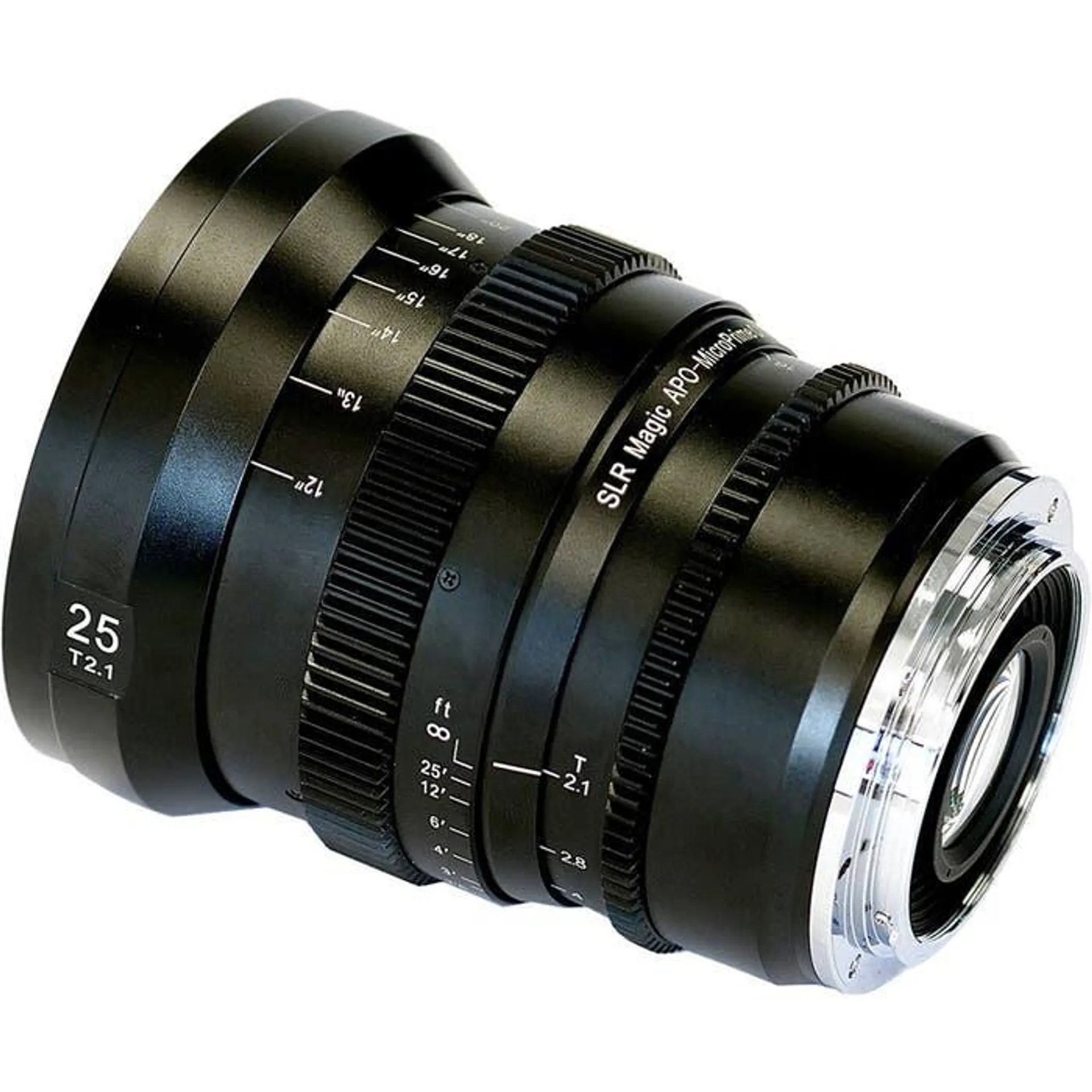 SLR Magic MicroPrime APO 25mm T2.1 lens EF Mount