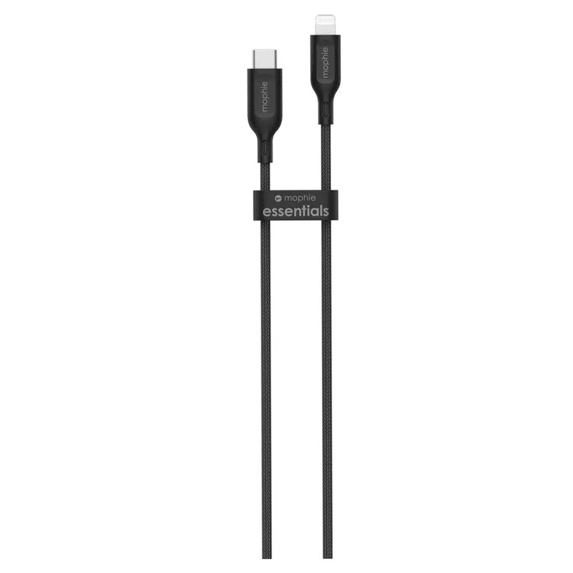 Mophie 1M Essential USB-C to Lightning Fast Charging Cable - Black 409912244