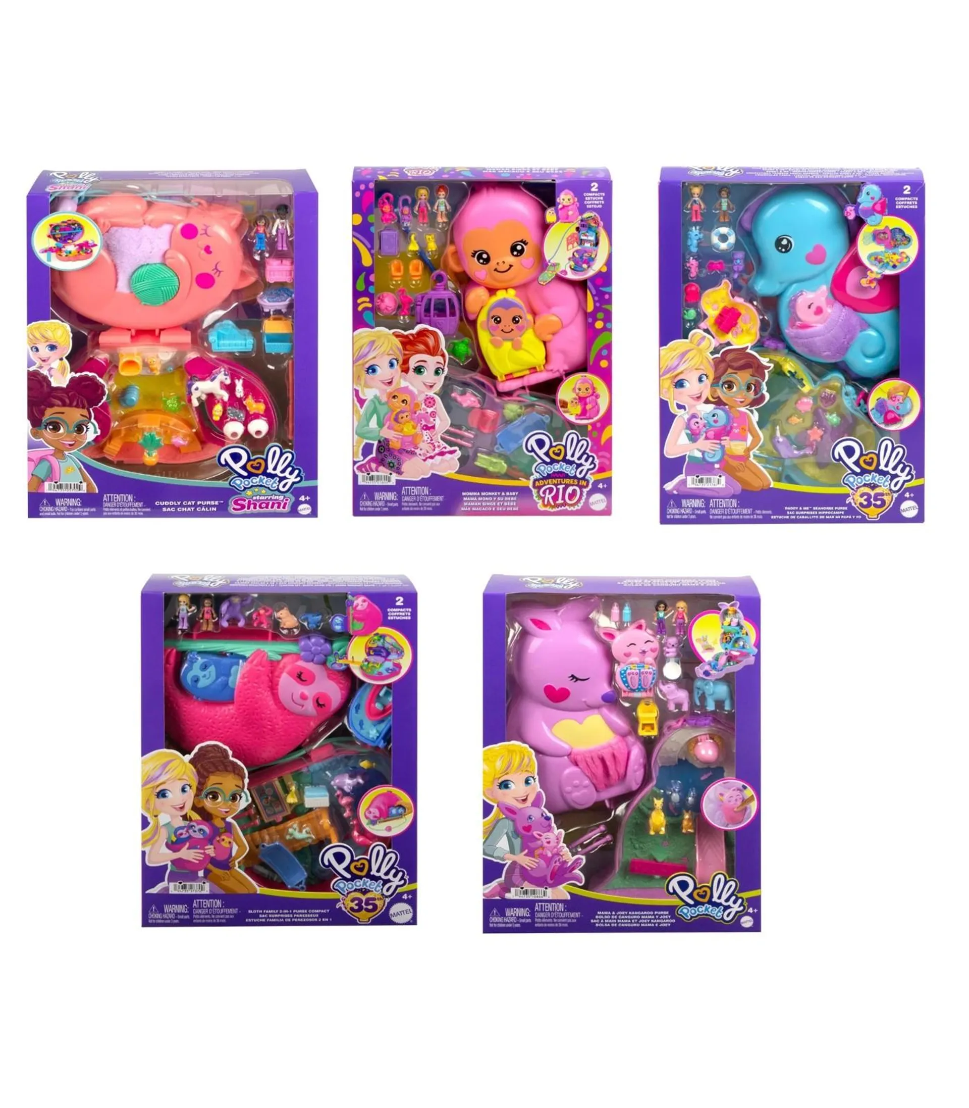 Polly Pocket Purse Compact - Assorted