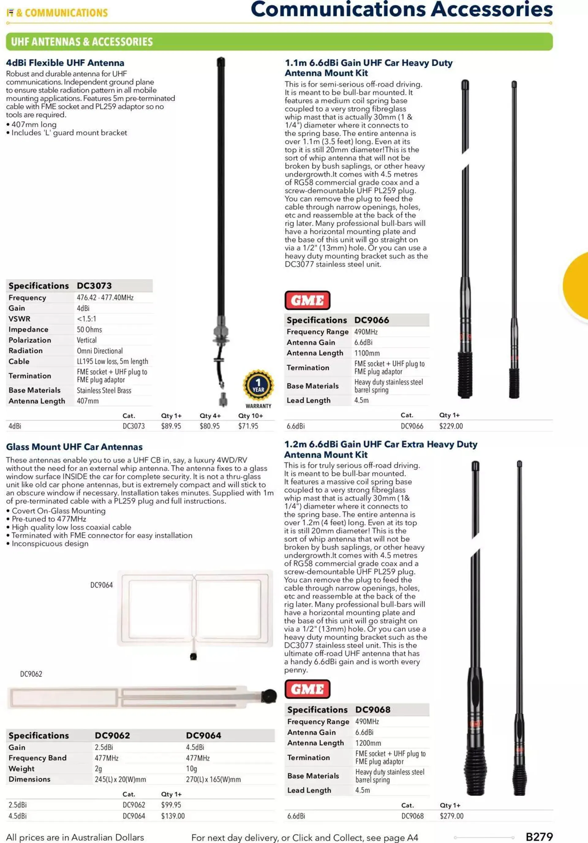 Jaycar Annual Engineering & Scientific Catalogue - Catalogue valid from 27 October to 31 December 2024 - page 279