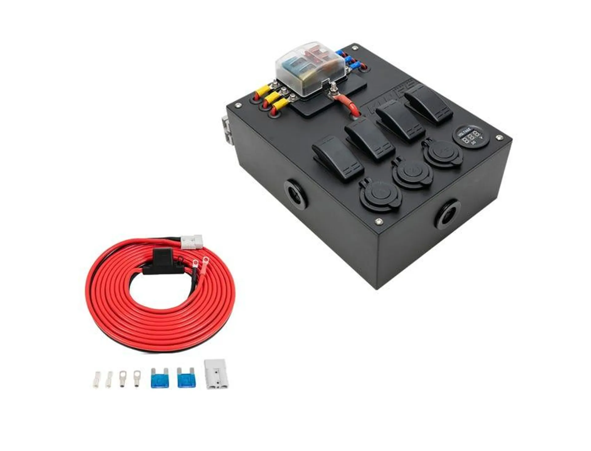 Kings 12V Compact Control Box + 50A Wiring Kit