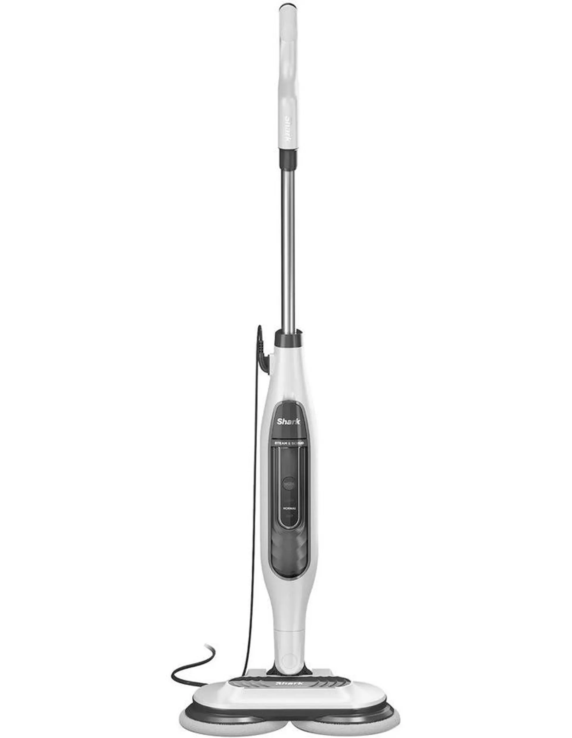 Steam and Scrub Mop in White/Grey