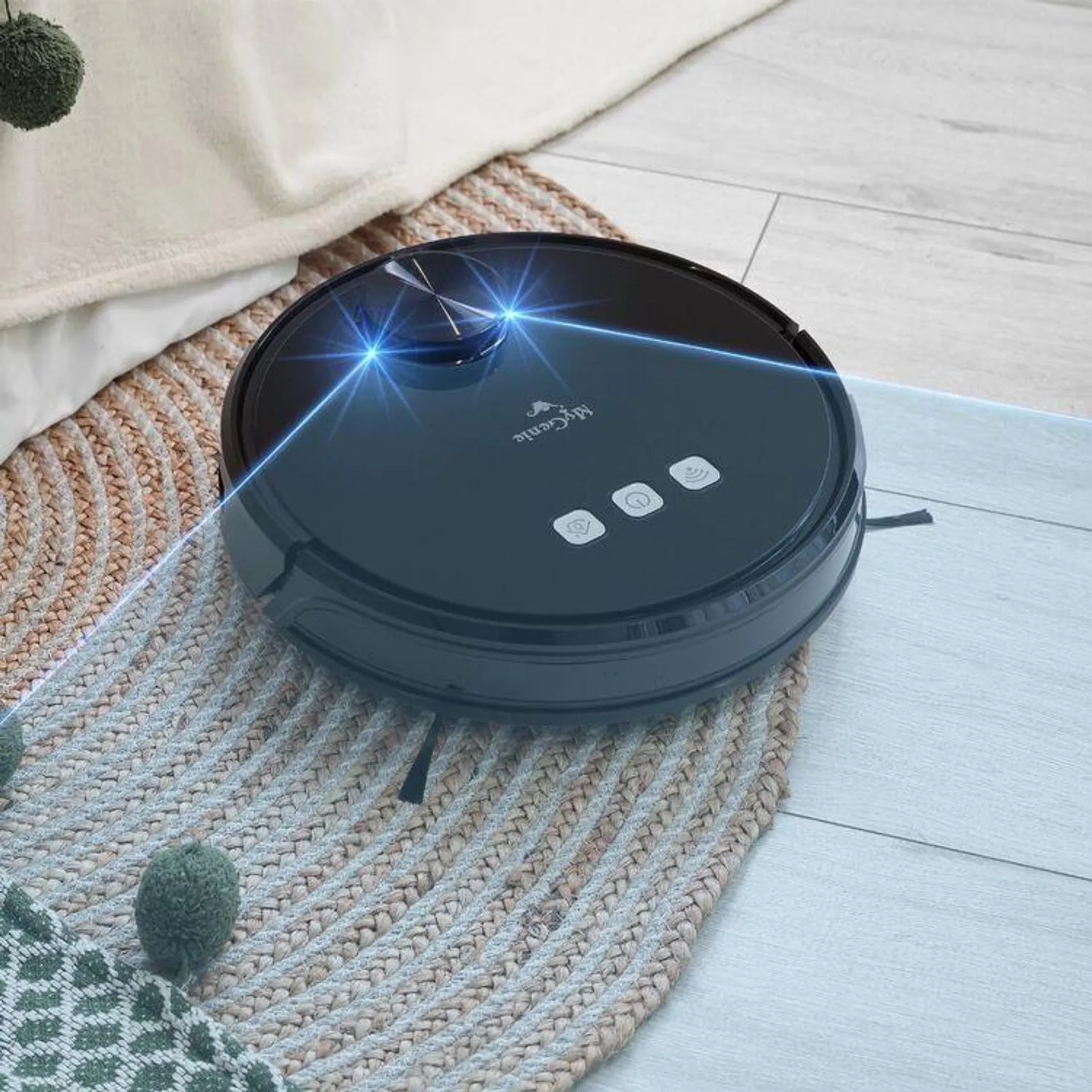 MyGenie Pro IQ 360 Robot Vacuum Cleaner Black