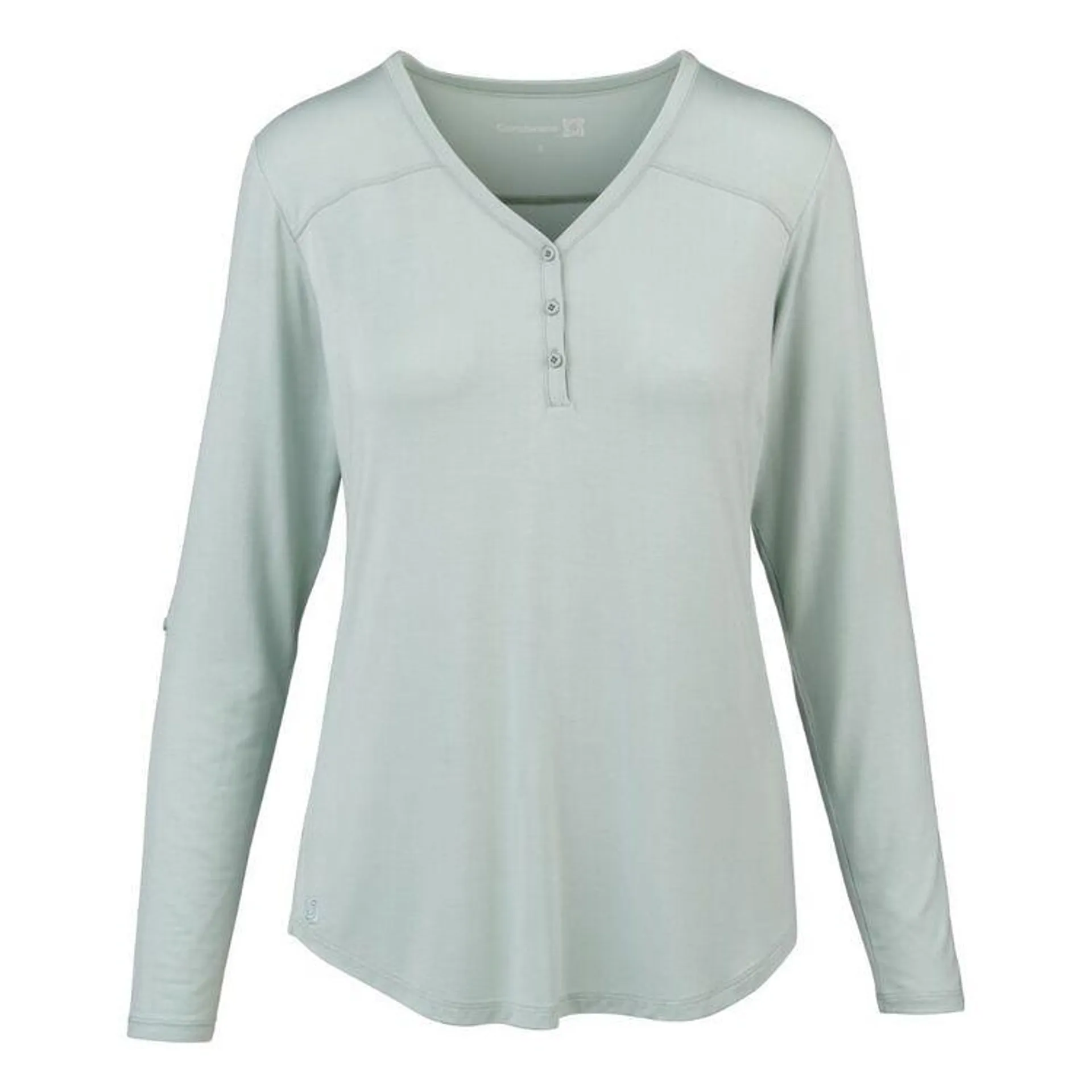 Gondwana Women's Warrie Henley Top Sage X Small