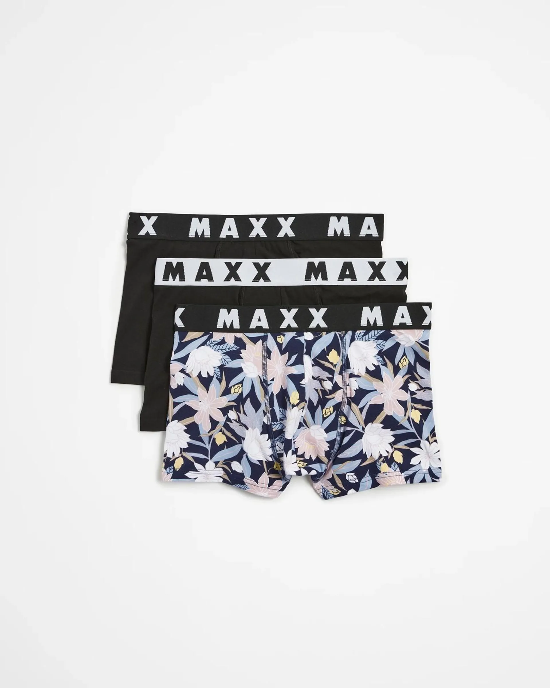 3 Pack Hipster Trunks - Maxx