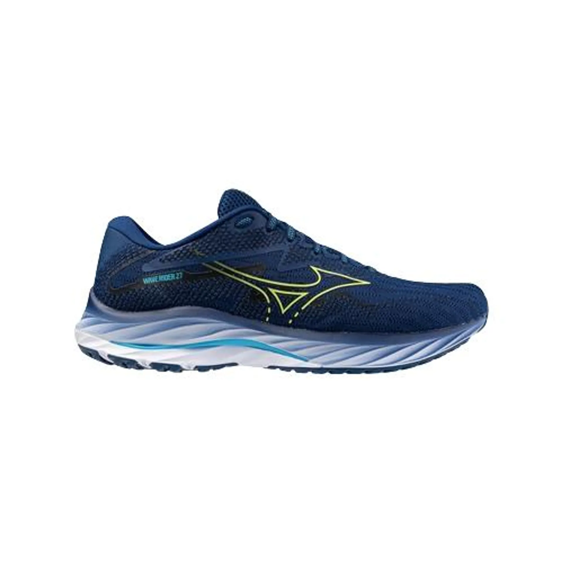 MIZUNO WAVE RIDER 27 - MEN - NAVY PEONY