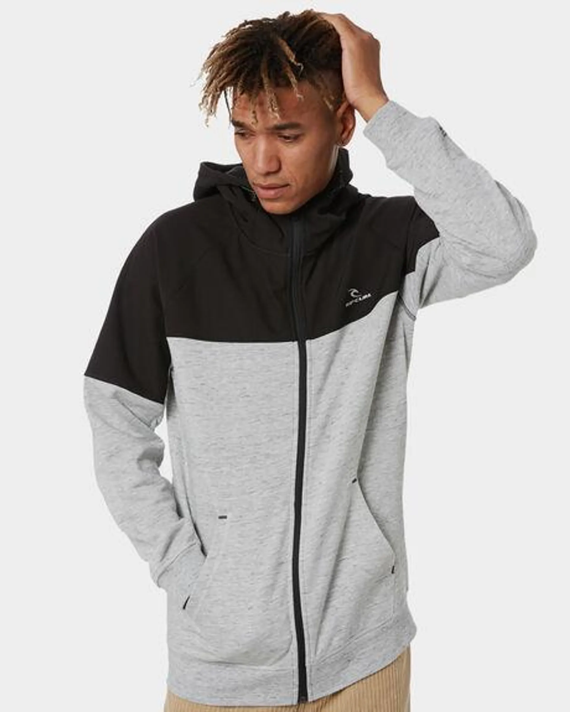 Viral Mens Zip Through Hood