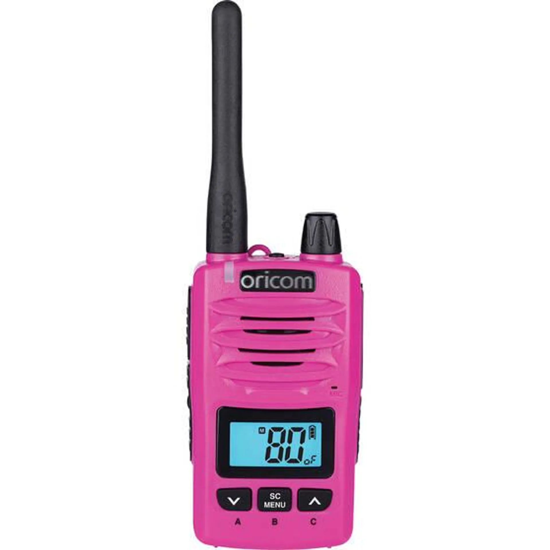 Oricom UHF CB Radio 5W With Speaker Mic Pink DTX600PNK