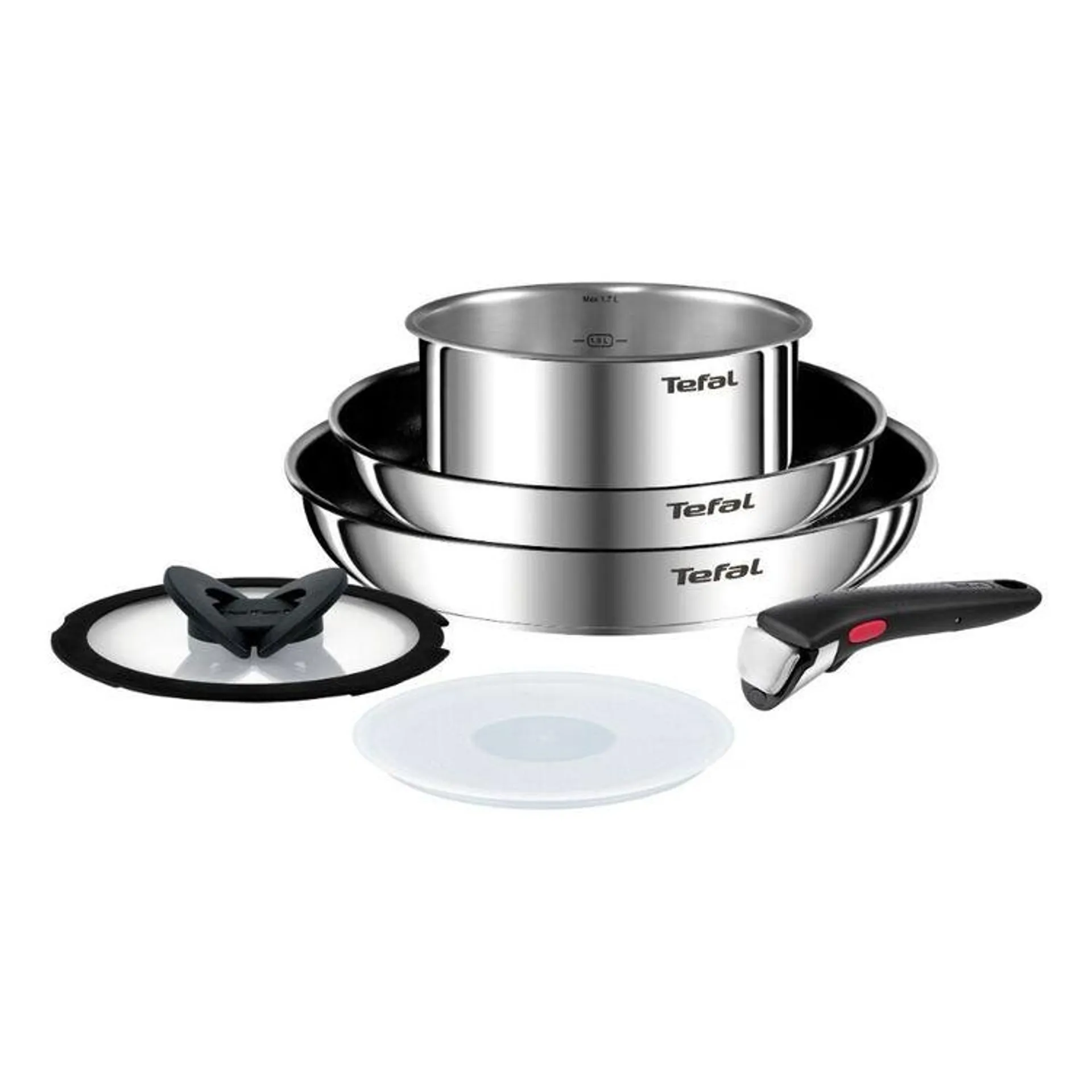 Tefal Ingenio Emotion Induction Non-Stick Stainless Steel 6 Piece Set