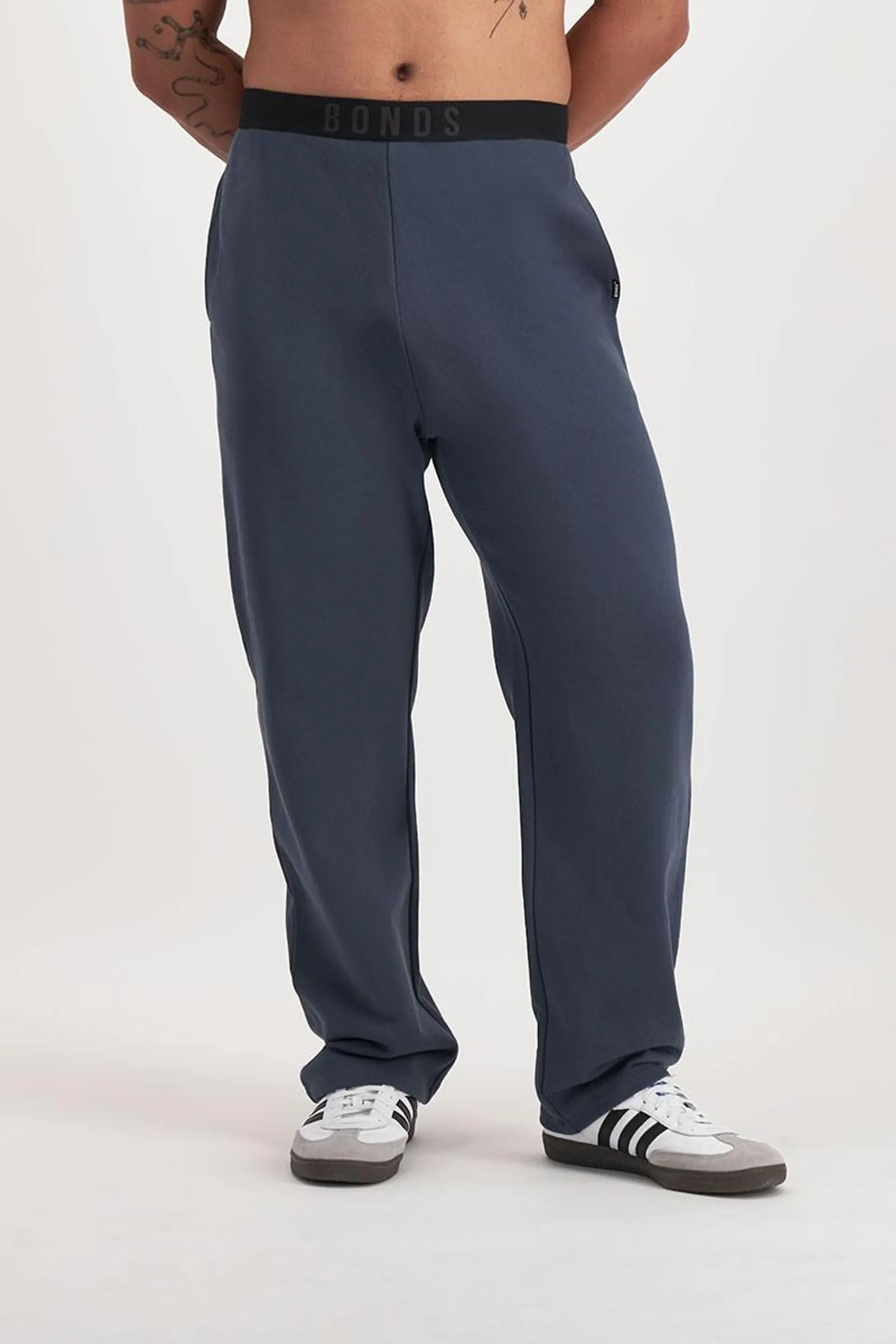 Sweats Cotton Logo Straight Leg Trackie