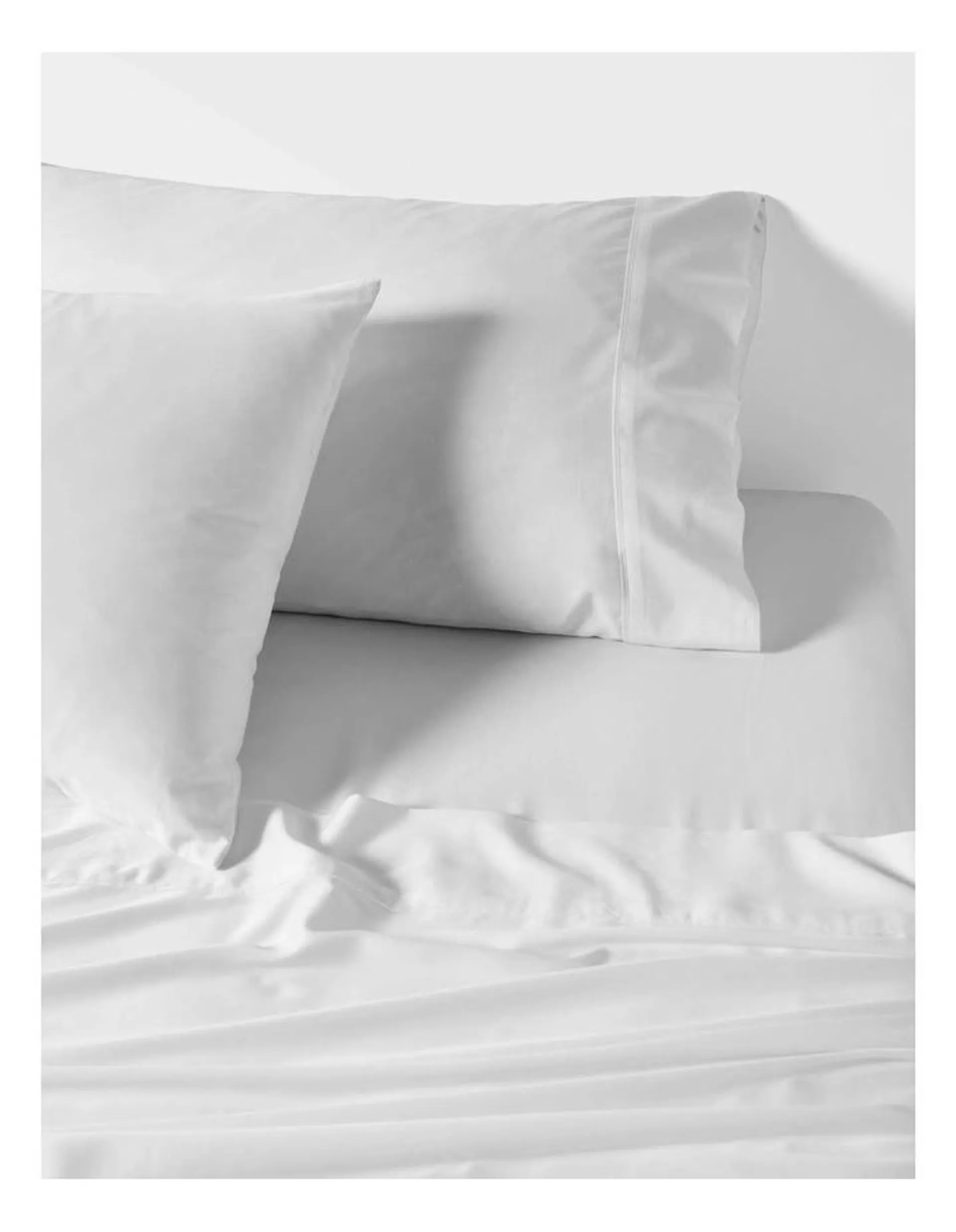 Nara Bamboo Cotton 400TC Sheet Set in White