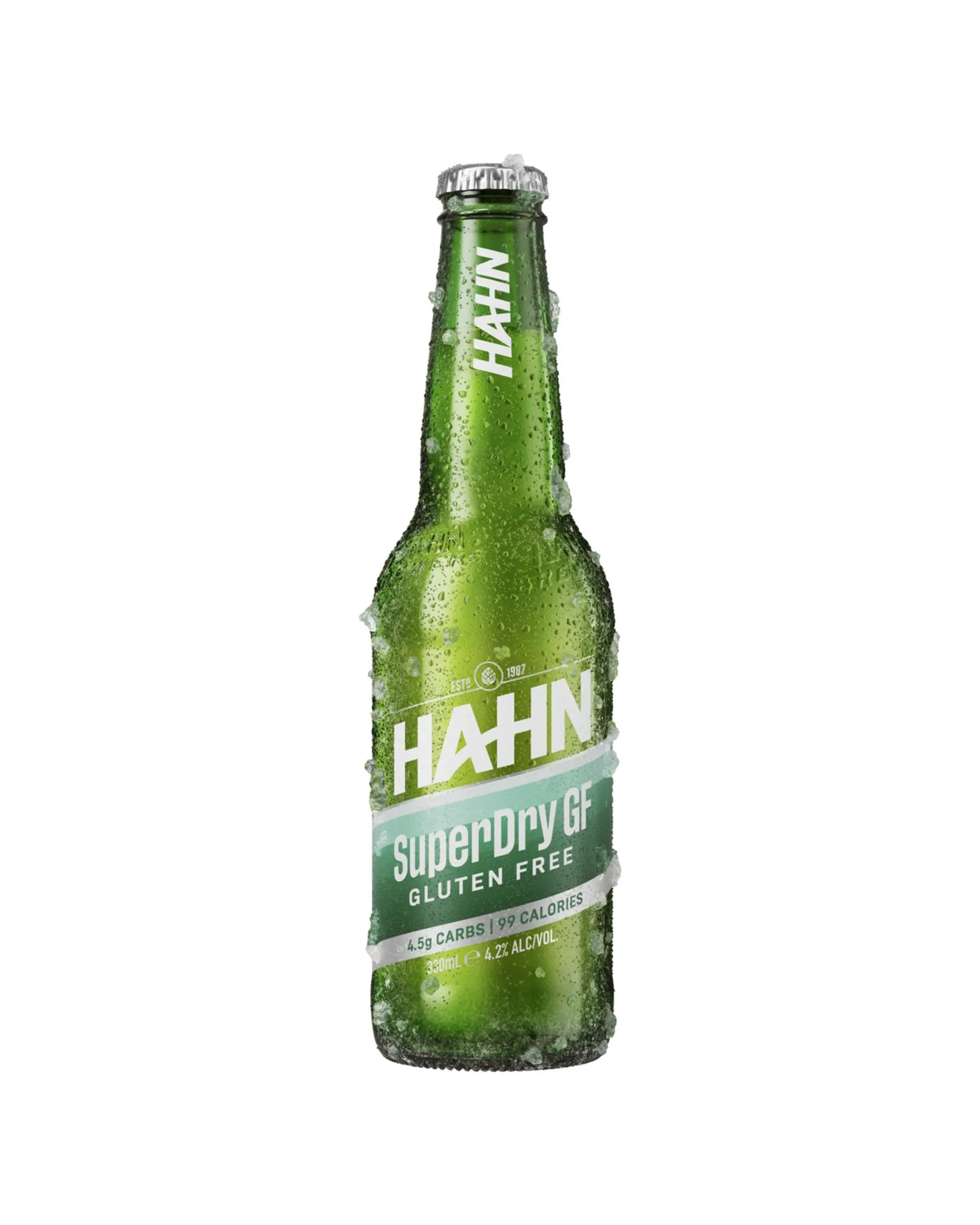 Hahn Super Dry Gluten Free 4.2% Bottle 24X330ML