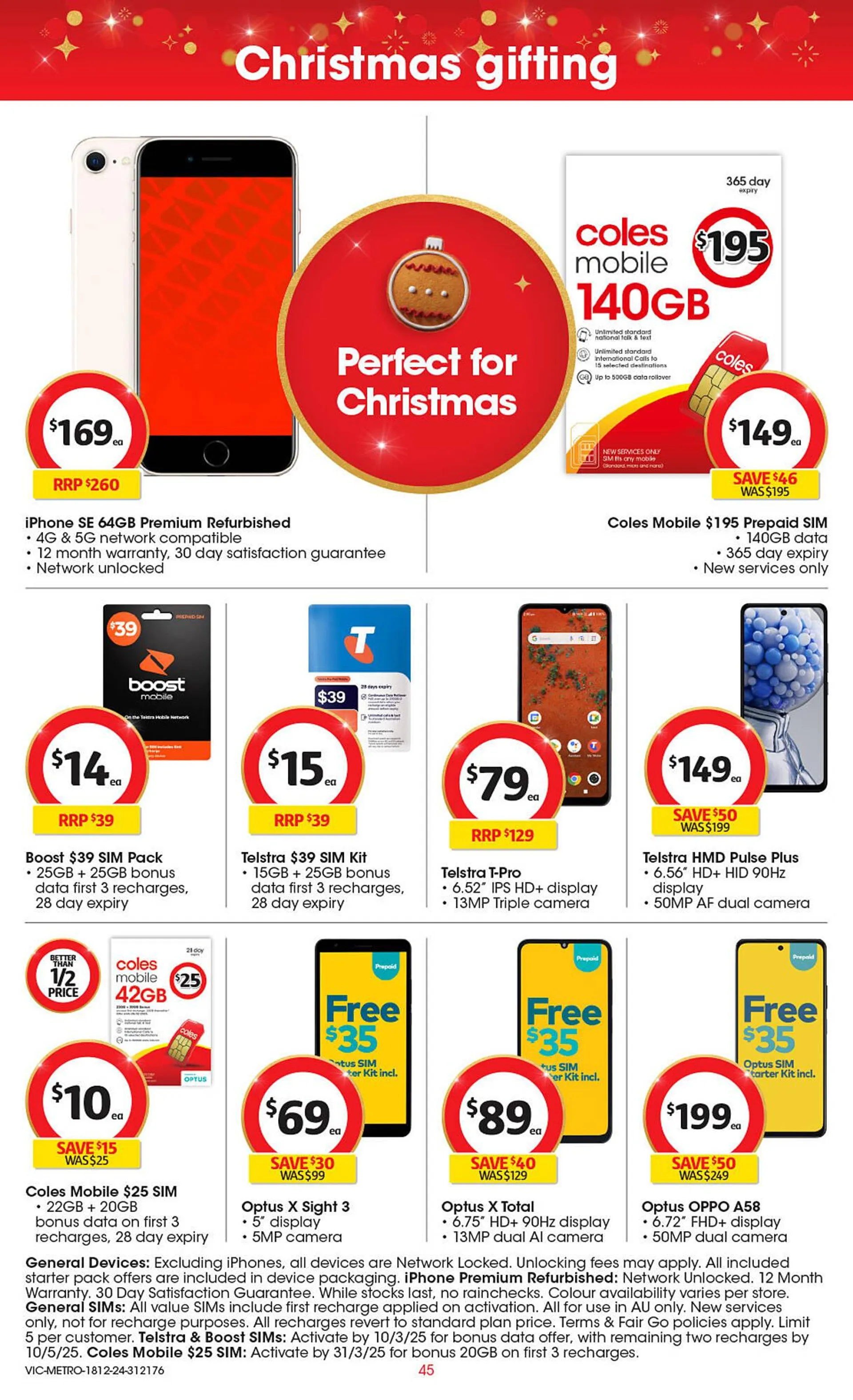 Coles catalogue - Catalogue valid from 18 December to 24 December 2024 - page 46