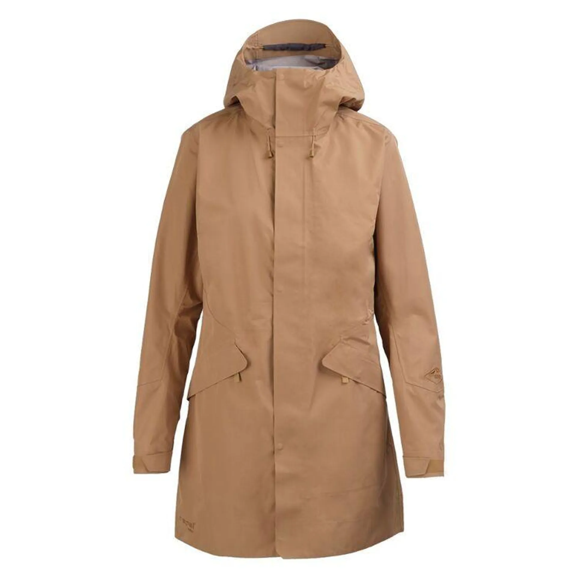 Women's Josephine Hooded Rain Jacket Tan