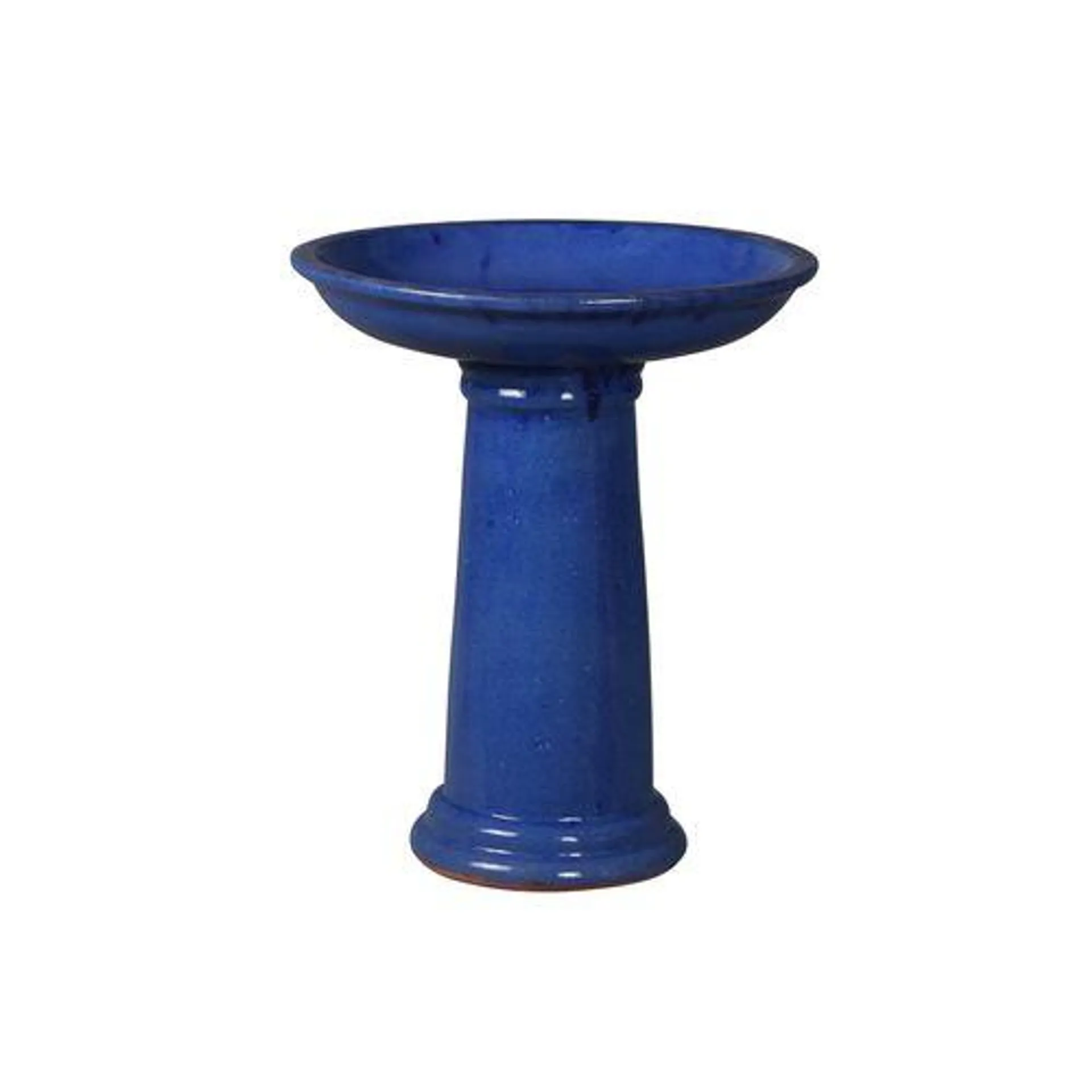 Northcote Pottery 400 x 500mm Blue Balmoral Glazed Bird Bath