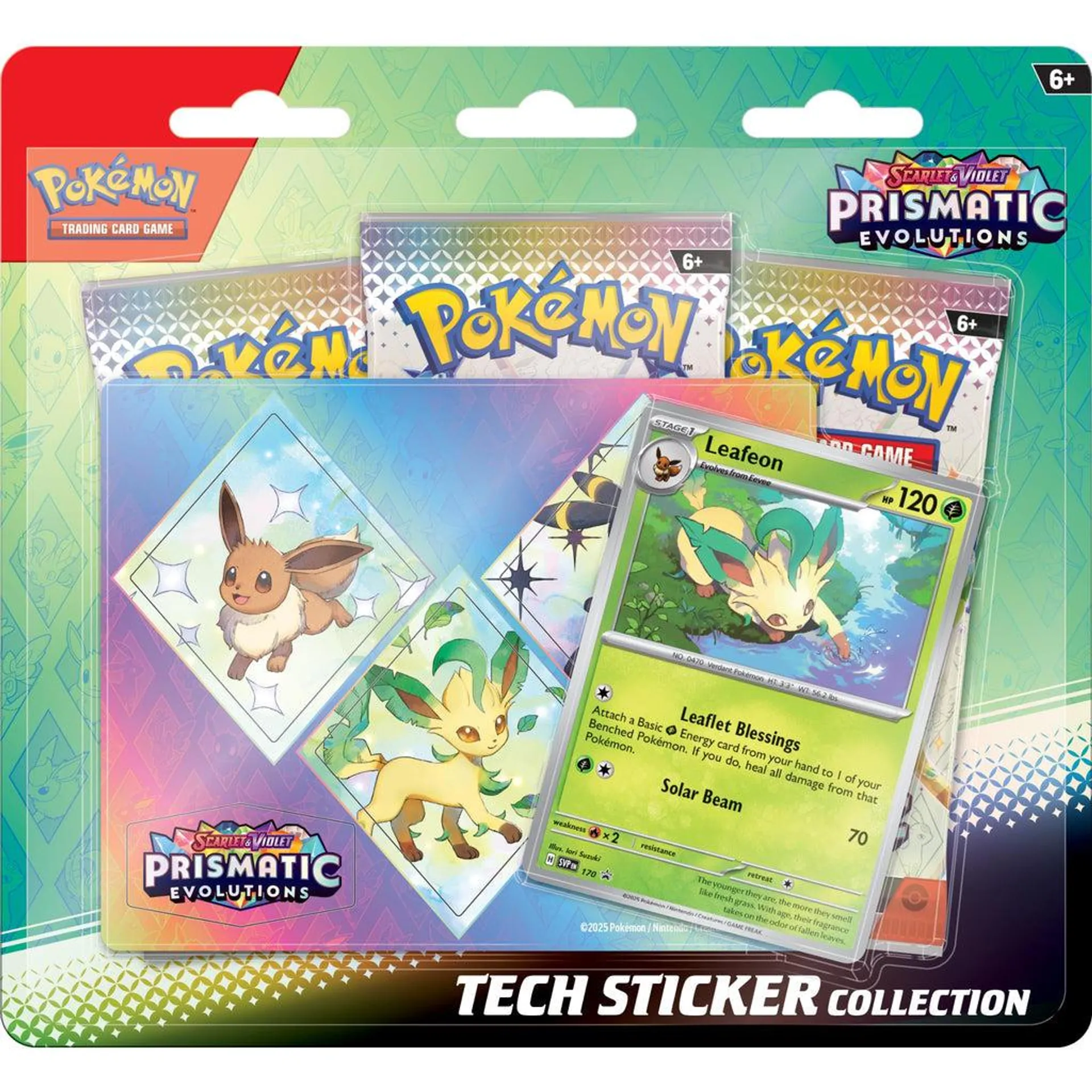 Pokemon Trading Card Game - Scarlet & Violet: Prismatic Evolutions Tech Sticker Collection