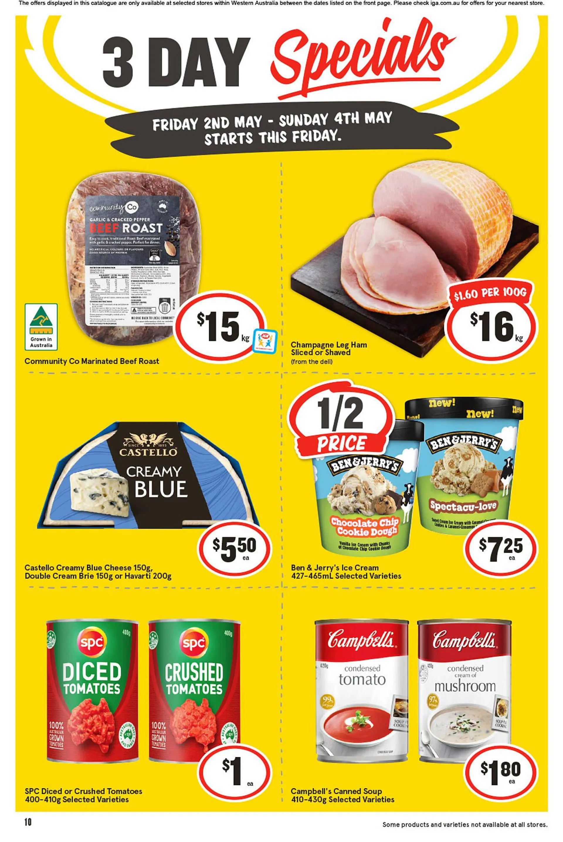 IGA catalogue - Catalogue valid from 2 May to 4 May 2025 - page 1