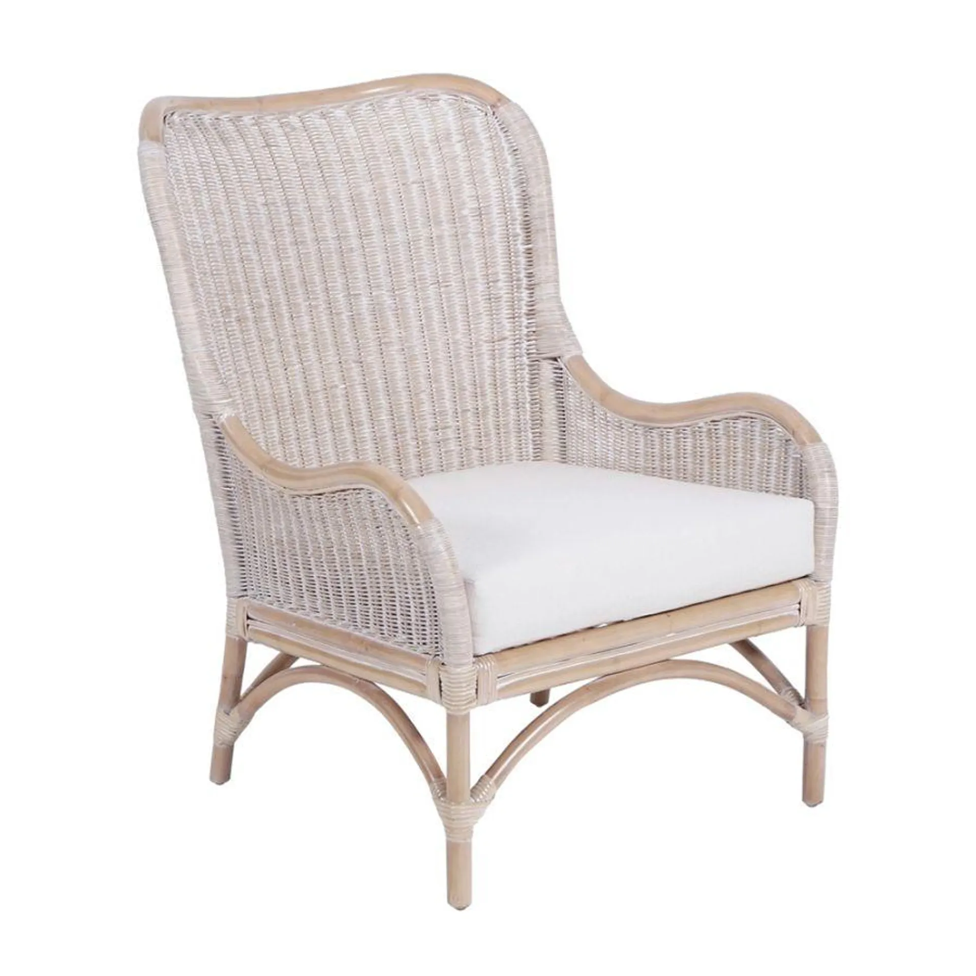 Serena Rattan High Back Chair