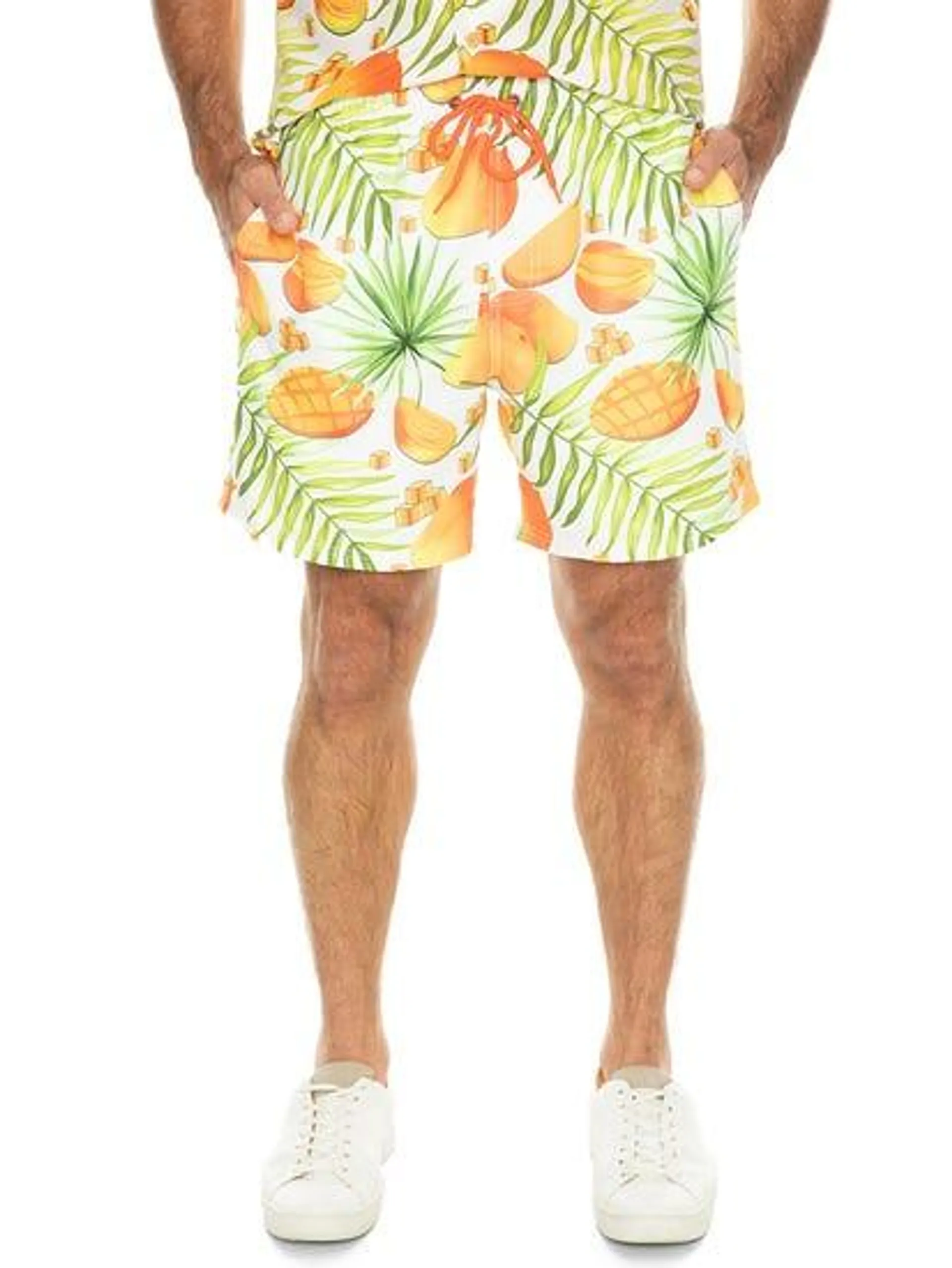 Riley Adams Swim Shorts Mango Print