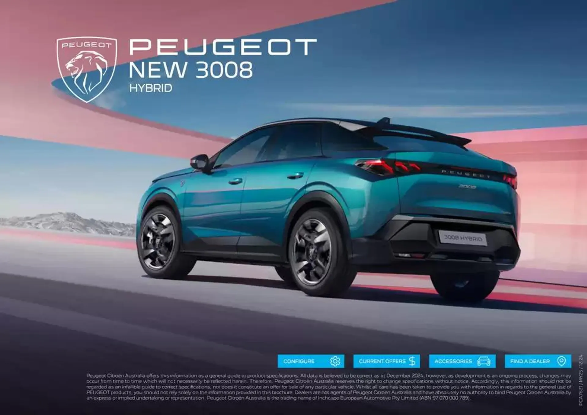 Peugeot 3008 SUV BROCHURE - Catalogue valid from 12 December to 12 December 2025 - page 8