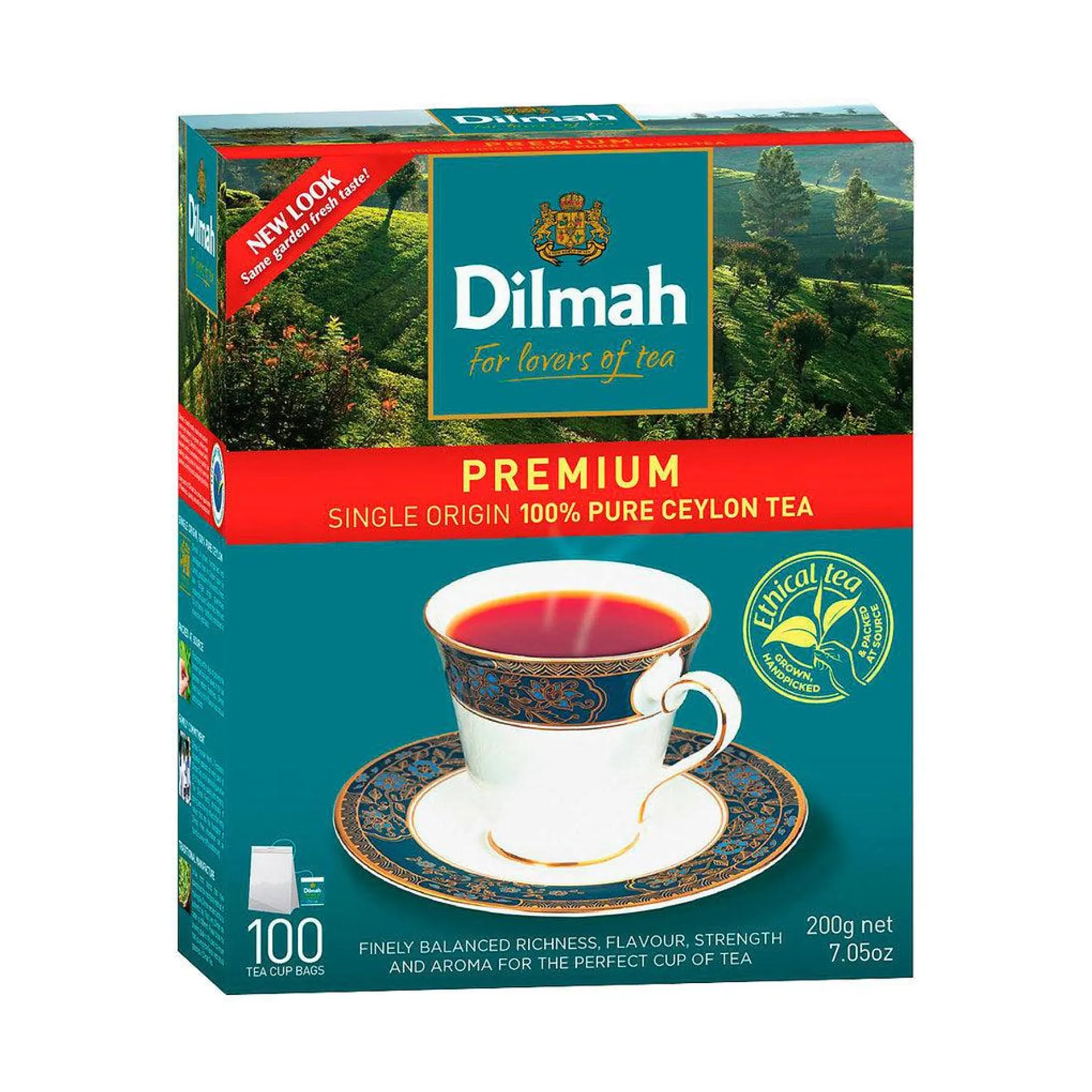 Dilmah Premium Cup Tea Bags 100pk