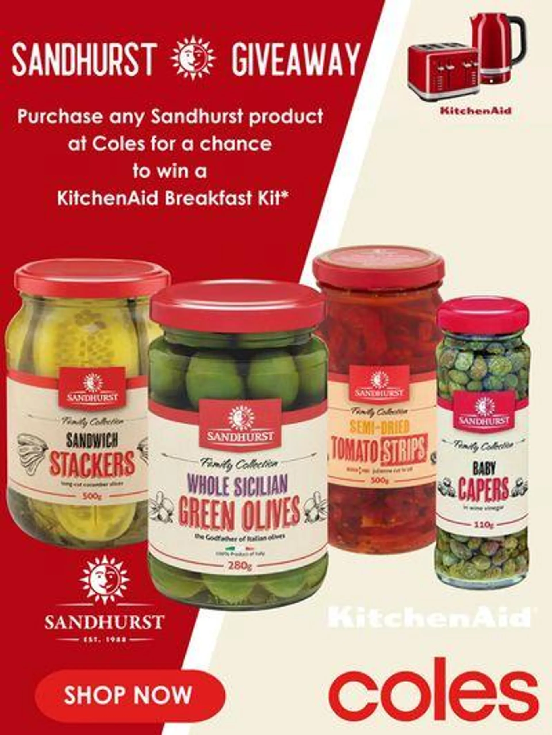 Coles Sandhurst Pickled Veg - 1