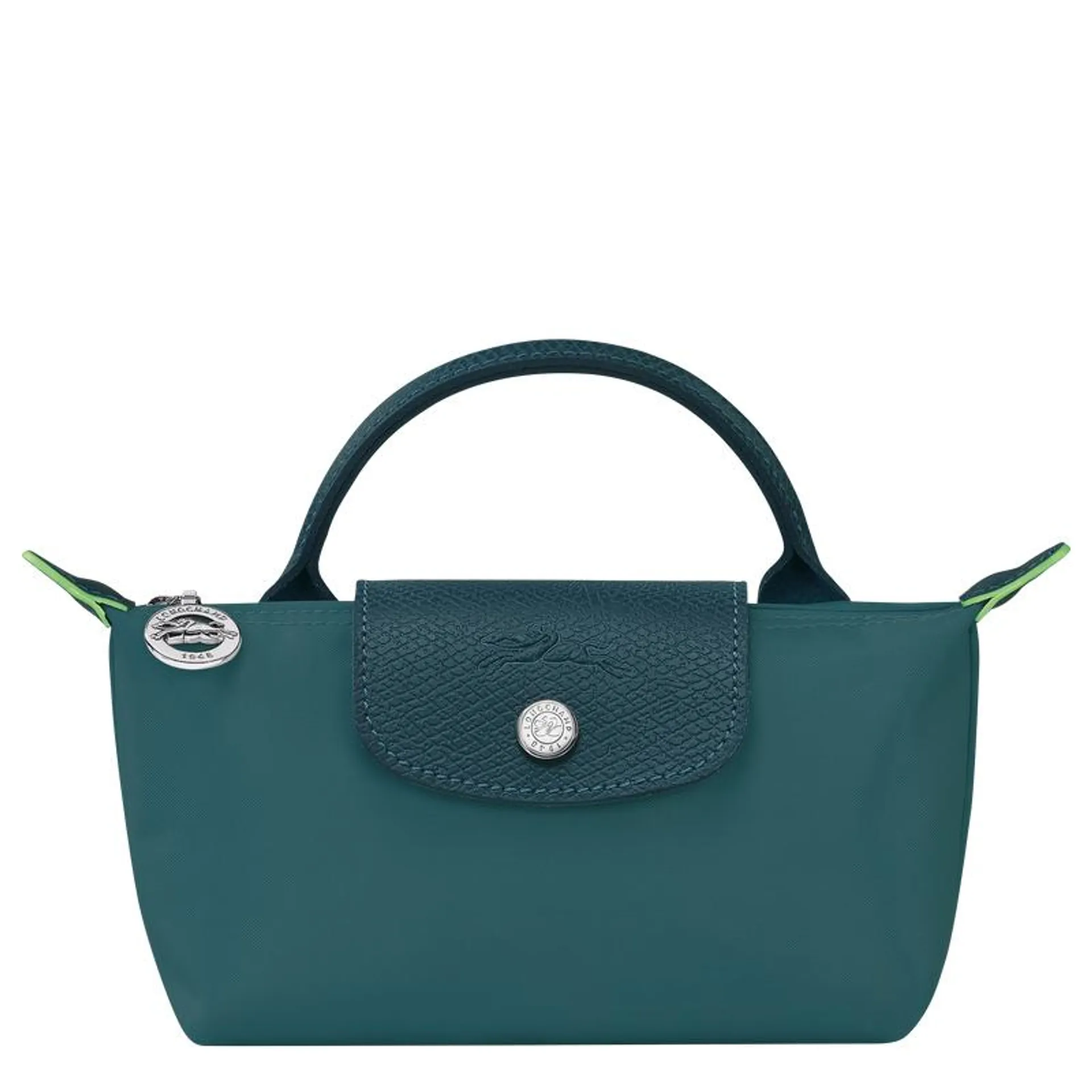 Le Pliage Green Pouch with handle