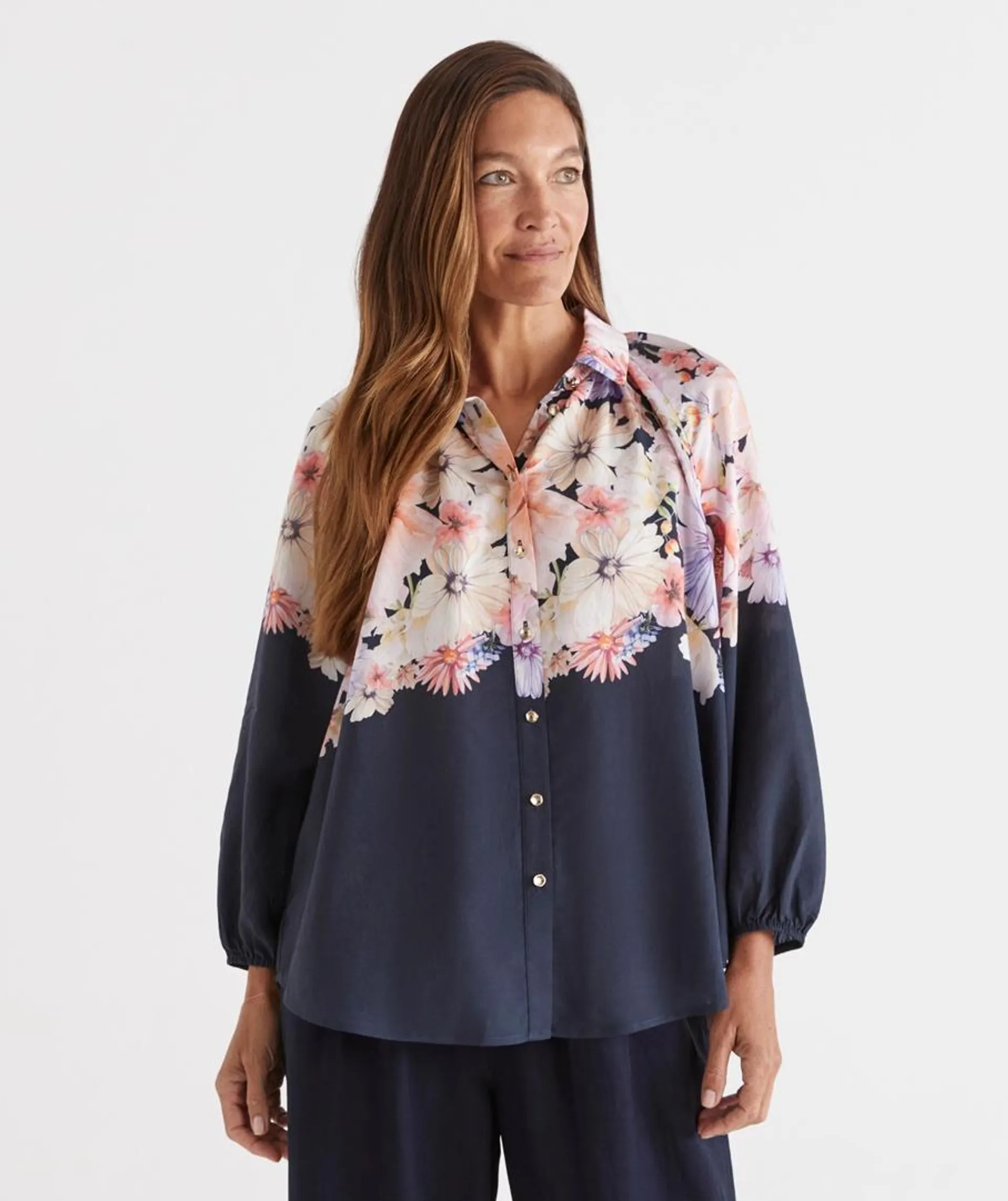 BOTANIC PLACEMENT PRINT TOP