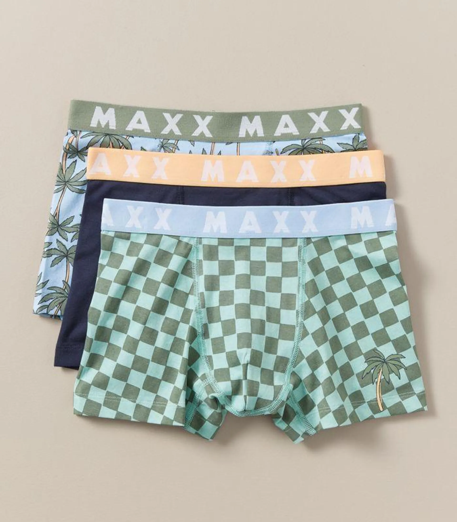 3 Pack Maxx Fitted Trunks