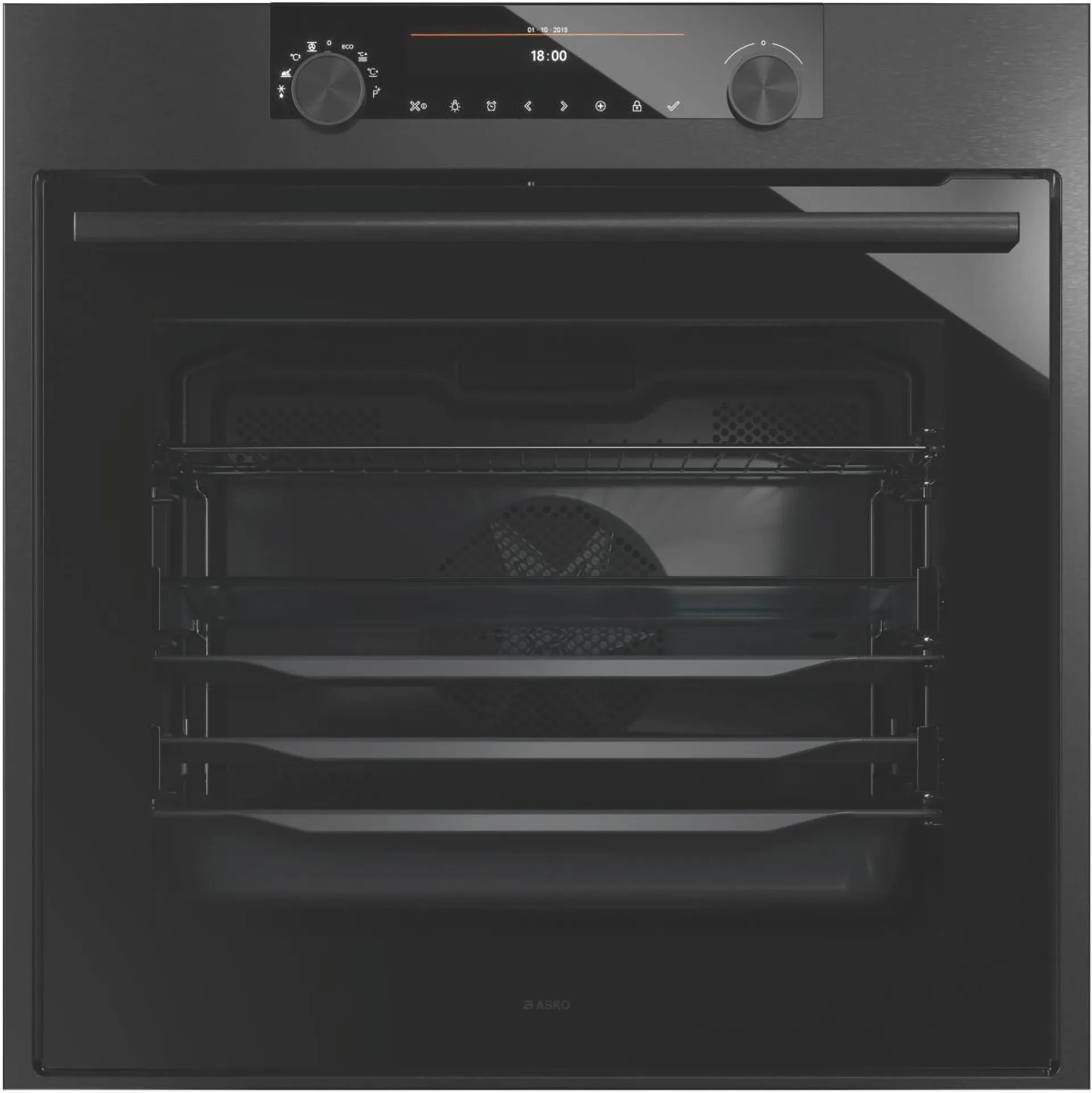 ASKO Pro Forma 60cm Craft Pyro Oven - Black Steel