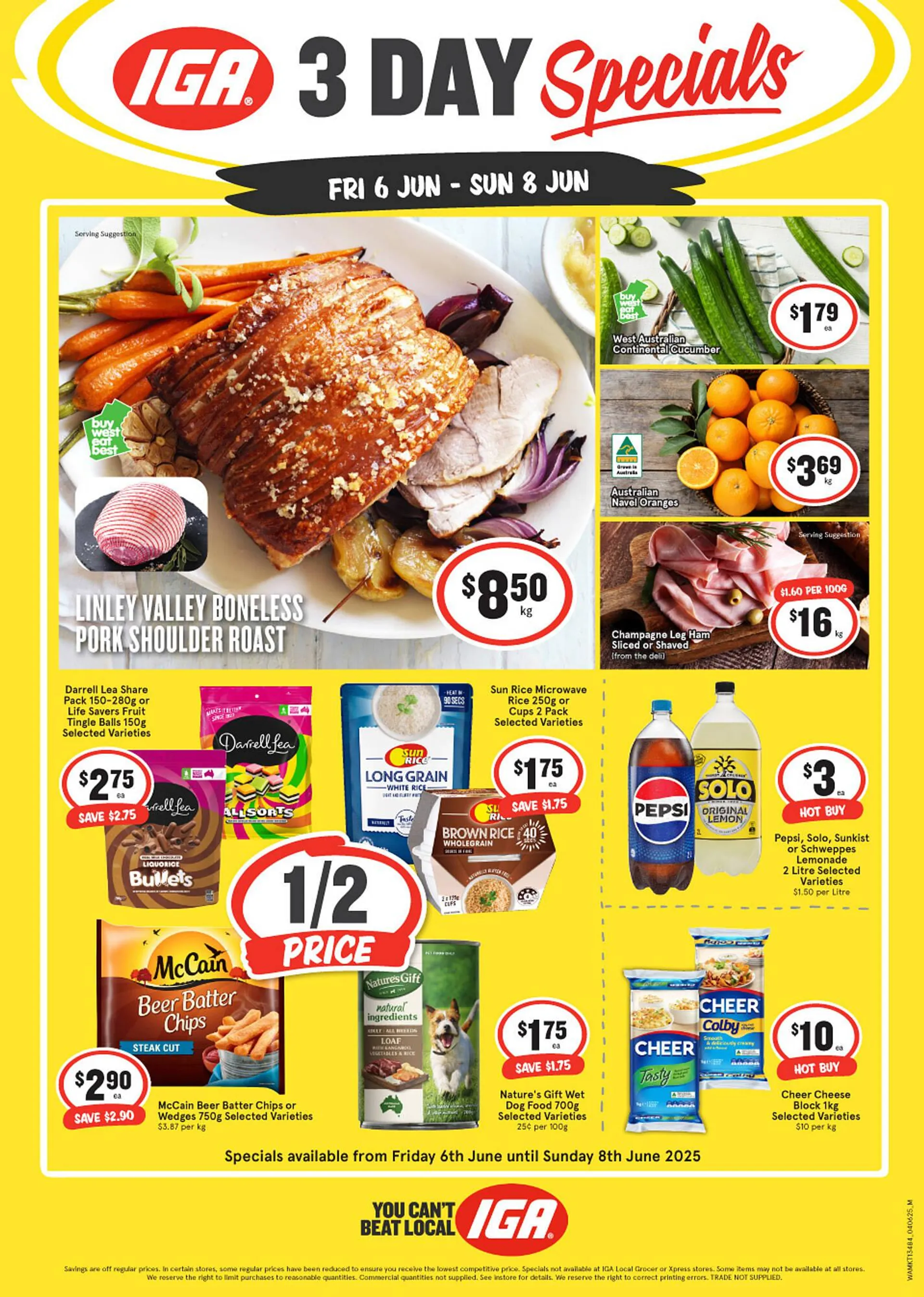 IGA catalogue - Catalogue valid from 6 June to 8 June 2025 - page 1