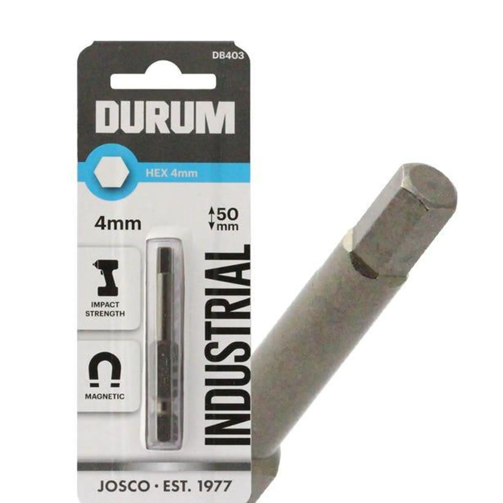 DURUM 4 x 50mm Internal Hex Power Screwdriver Bit