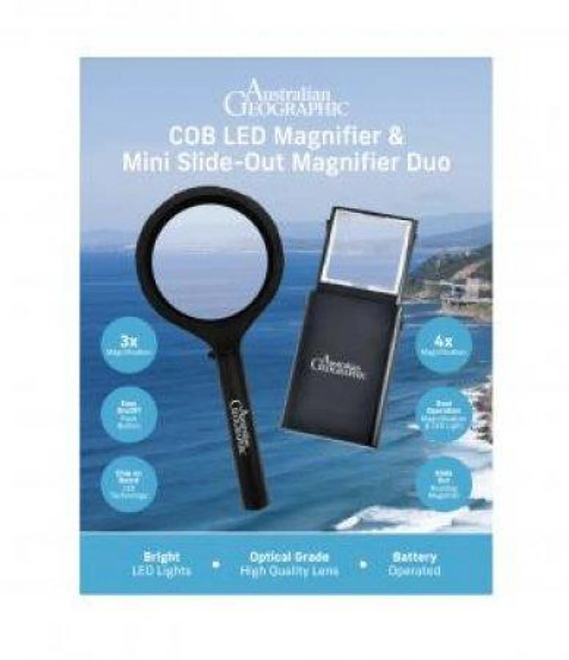 Australian Geographic LED & Mini Magnifier Duo