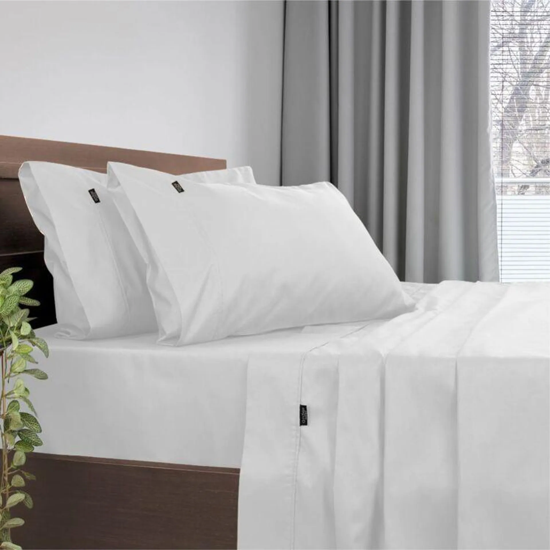 Ardor 1000 Thread Count Cotton Rich Sheet Set White