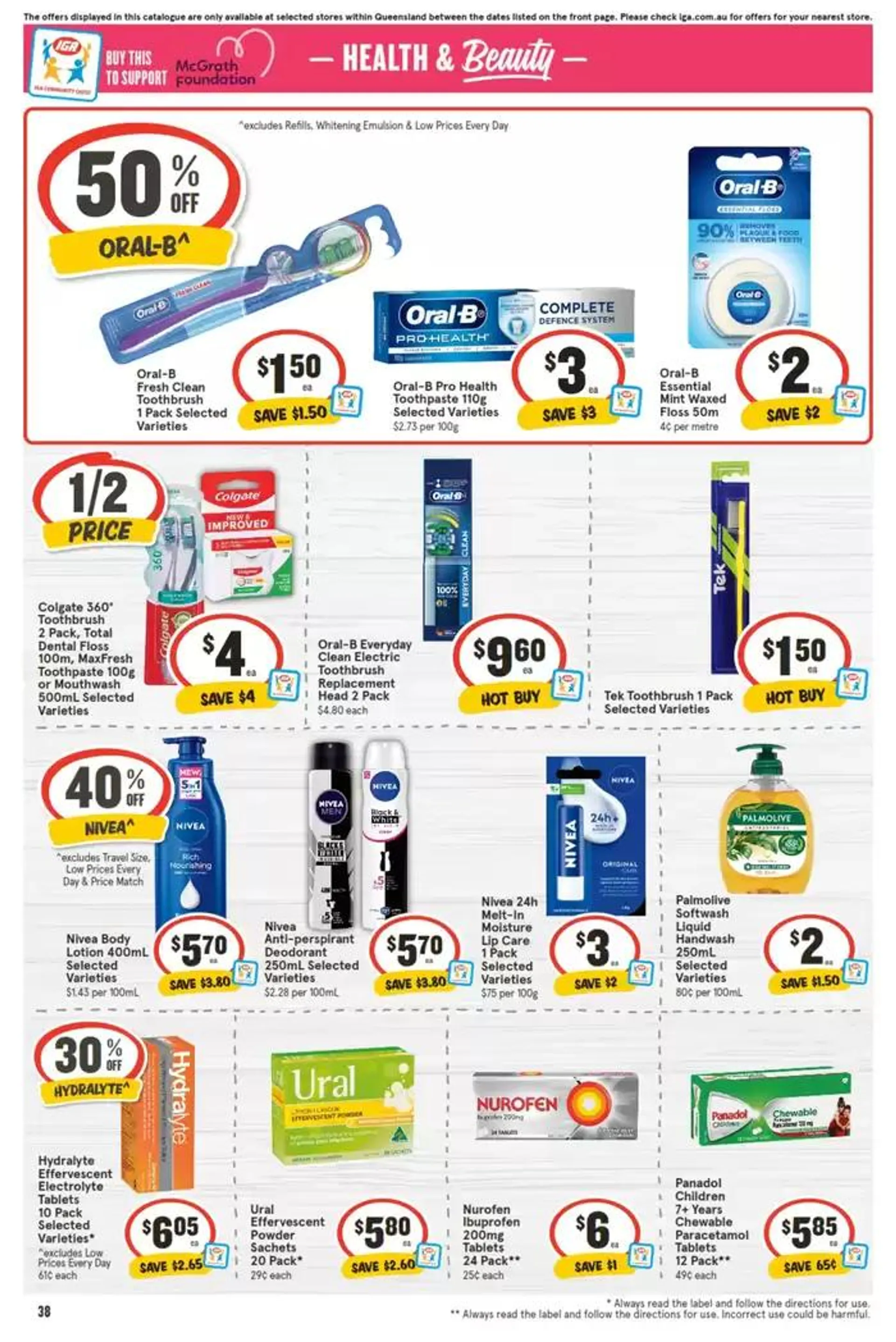 IGA - 1/2 Price - 23/10 - Catalogue valid from 23 October to 29 October 2024 - page 38