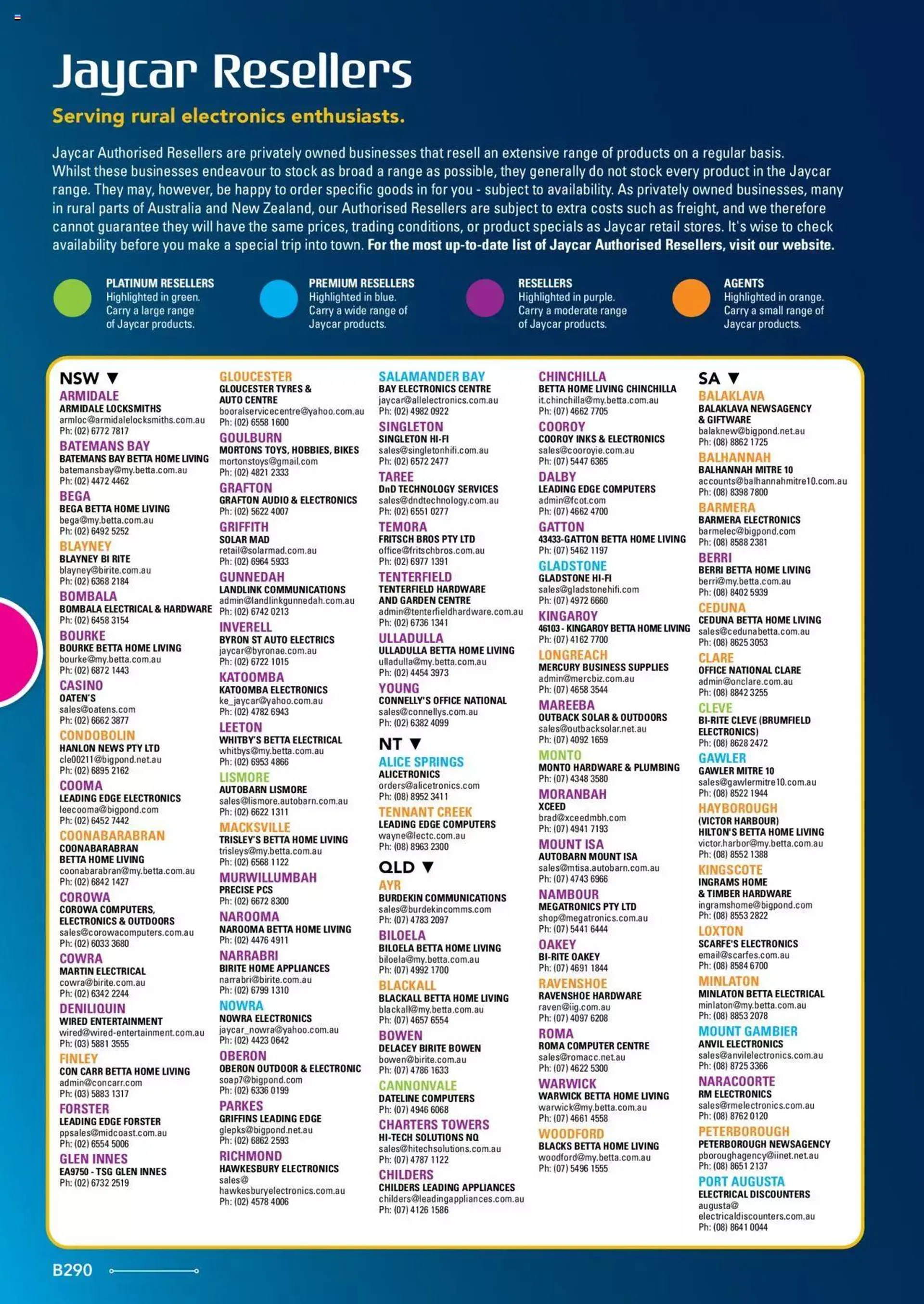 Jaycar Annual Engineering & Scientific Catalogue - Catalogue valid from 27 October to 31 December 2024 - page 290