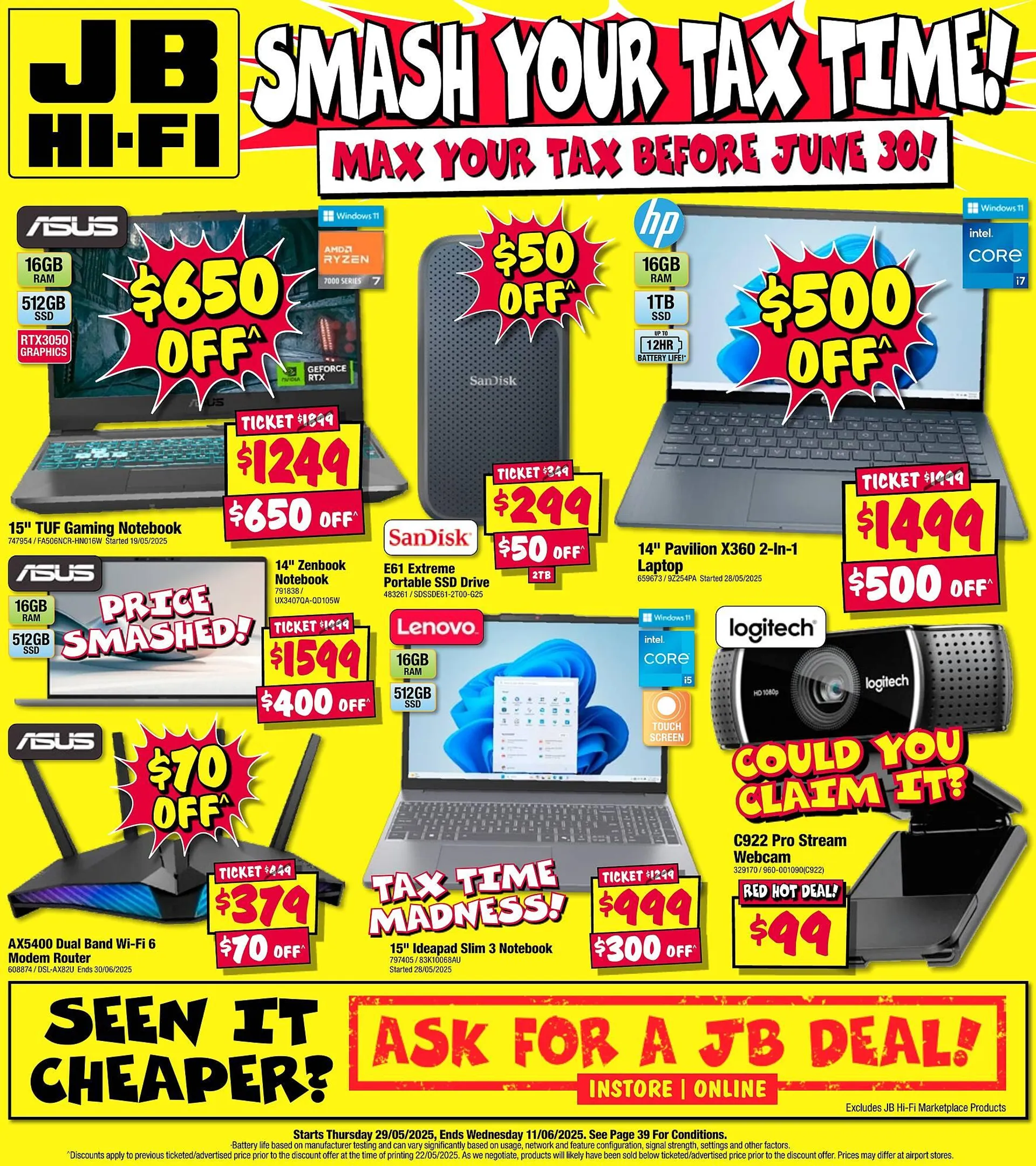 JB Hi-Fi catalogue - Catalogue valid from 29 May to 11 June 2025 - page 1