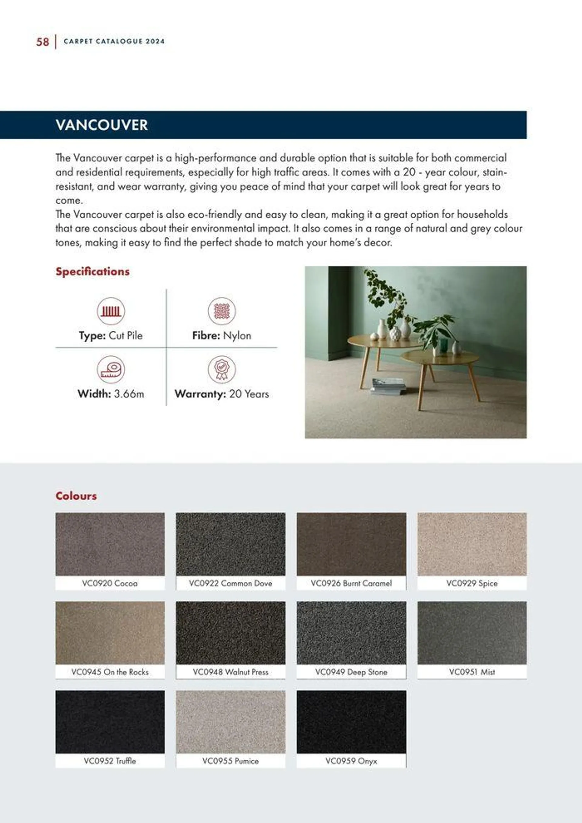 Carpet Catalogue - Catalogue valid from 24 September to 31 December 2024 - page 58