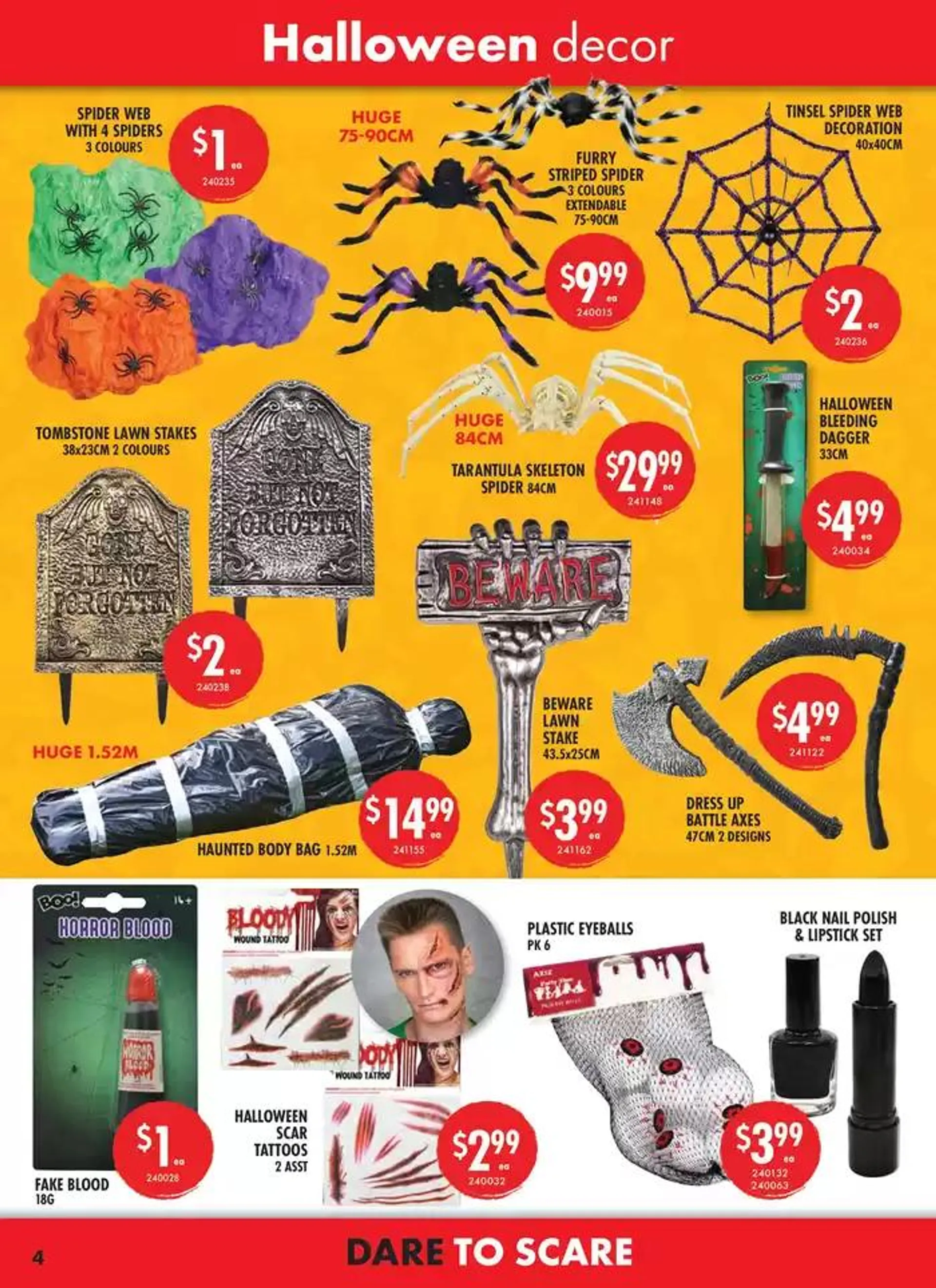 Spooky Halloween - Catalogue valid from 26 September to 31 October 2024 - page 4