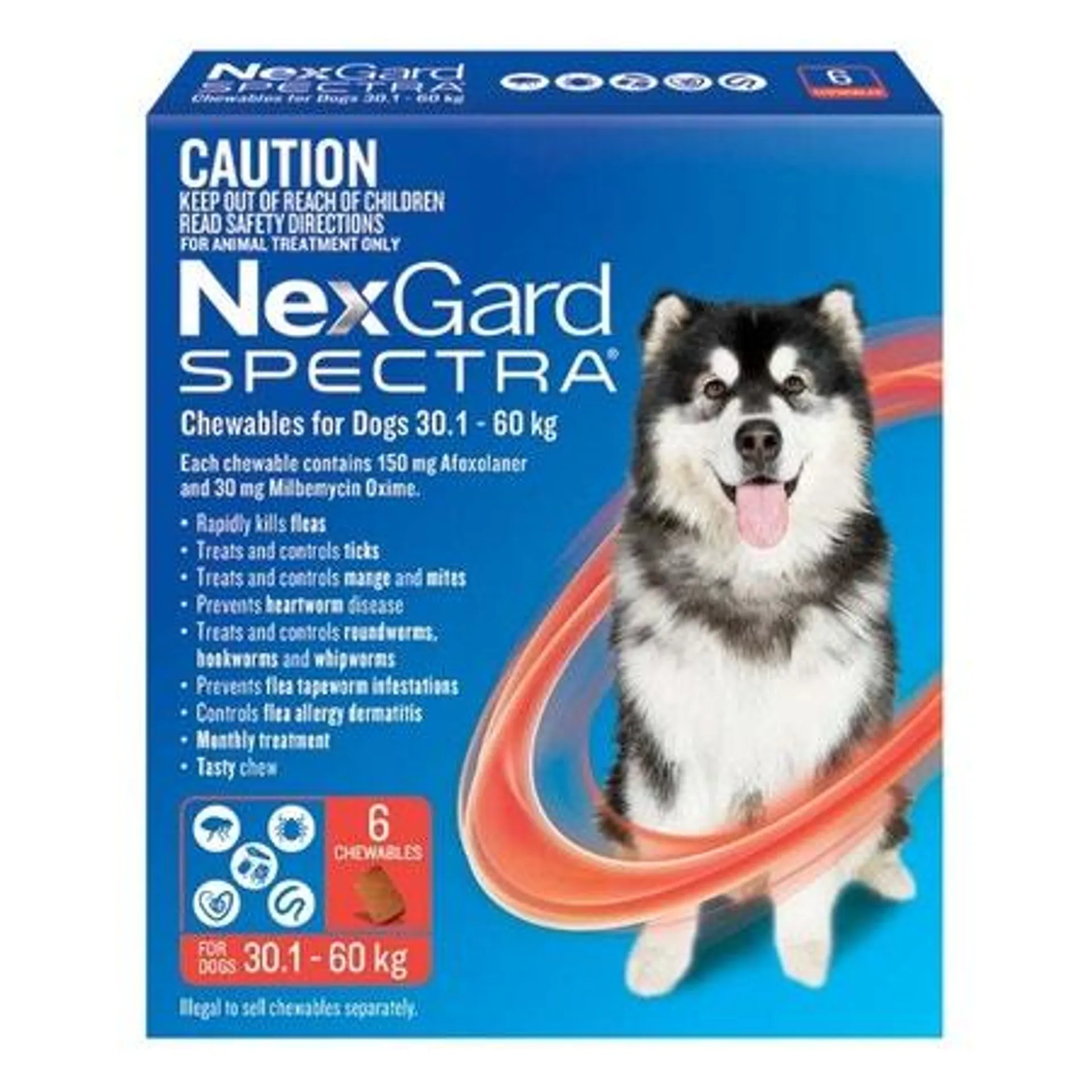 NexGard Spectra for Dogs 30.1kg - 60kg