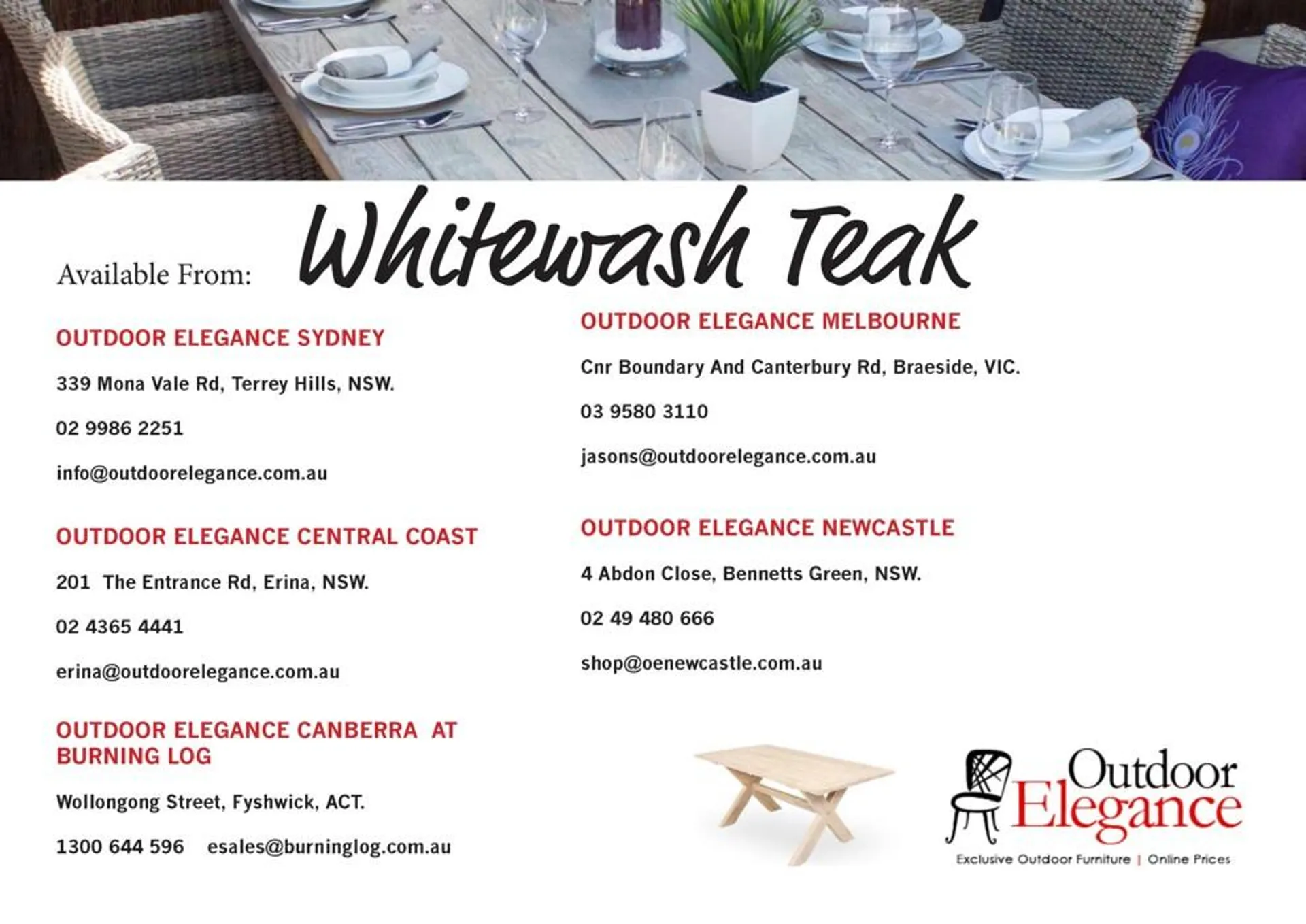 Whitewash Teak - Catalogue valid from 13 May to 31 December 2024 - page 56