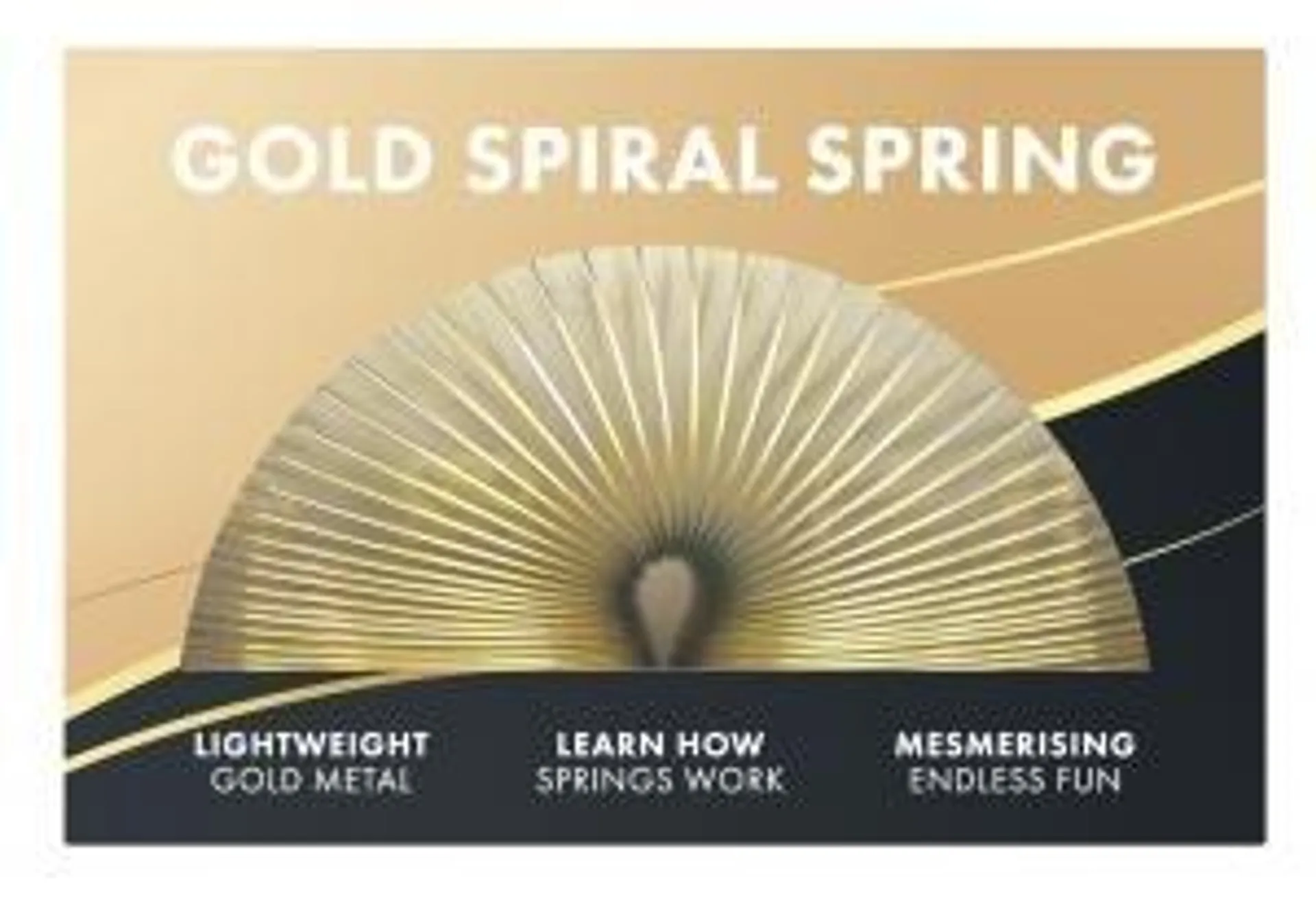 Gold Spiral Spring