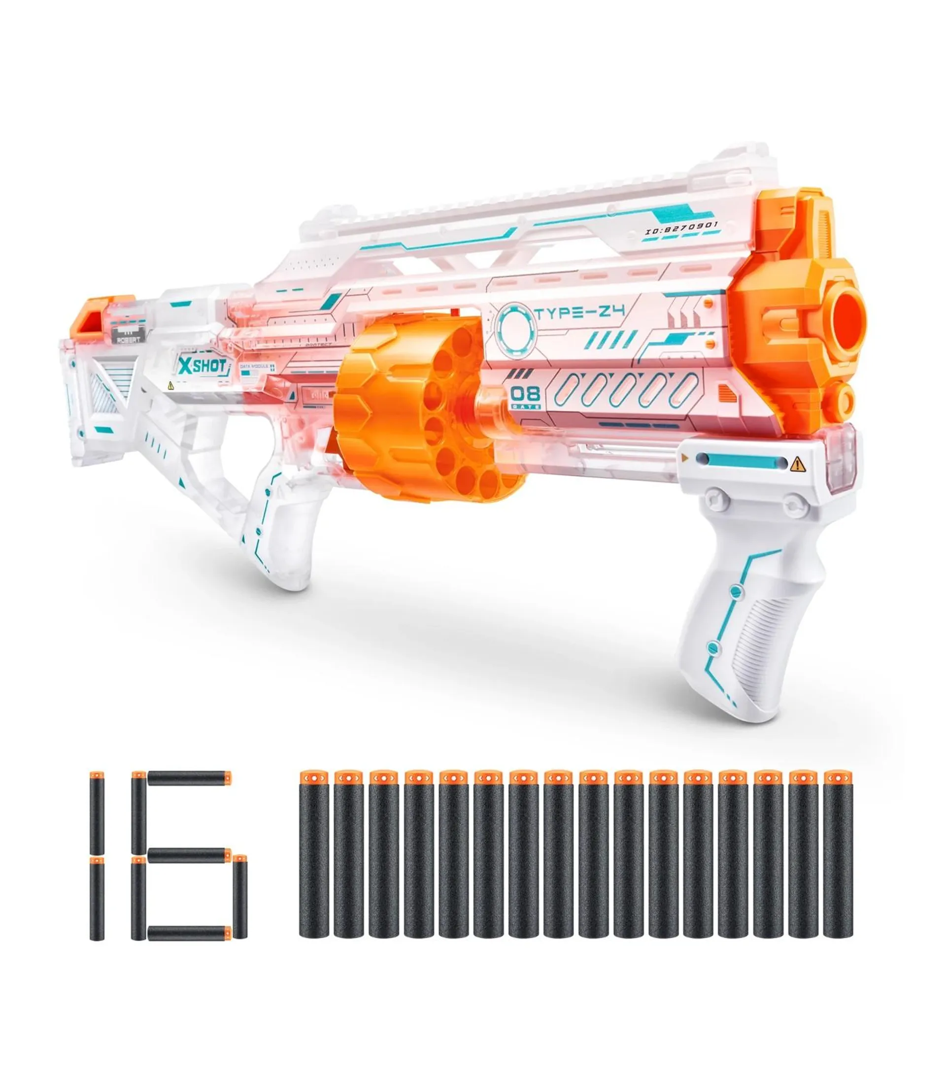 X-Shot Skins Last Stand Blaster - Specter Skin (16 Darts) by ZURU