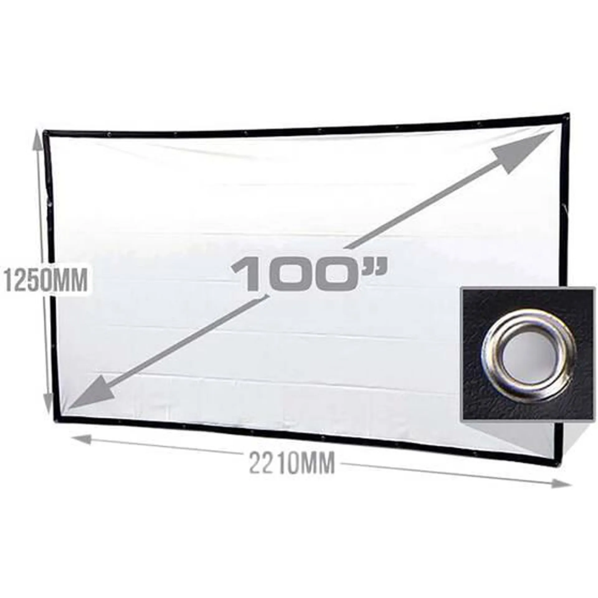 KickAss 100 Inch Projector Screen