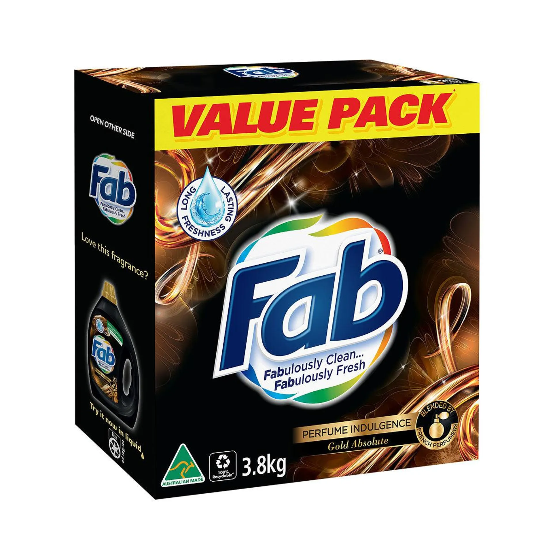 Fab Laundry Liquid Gold Absolute 3.8kg