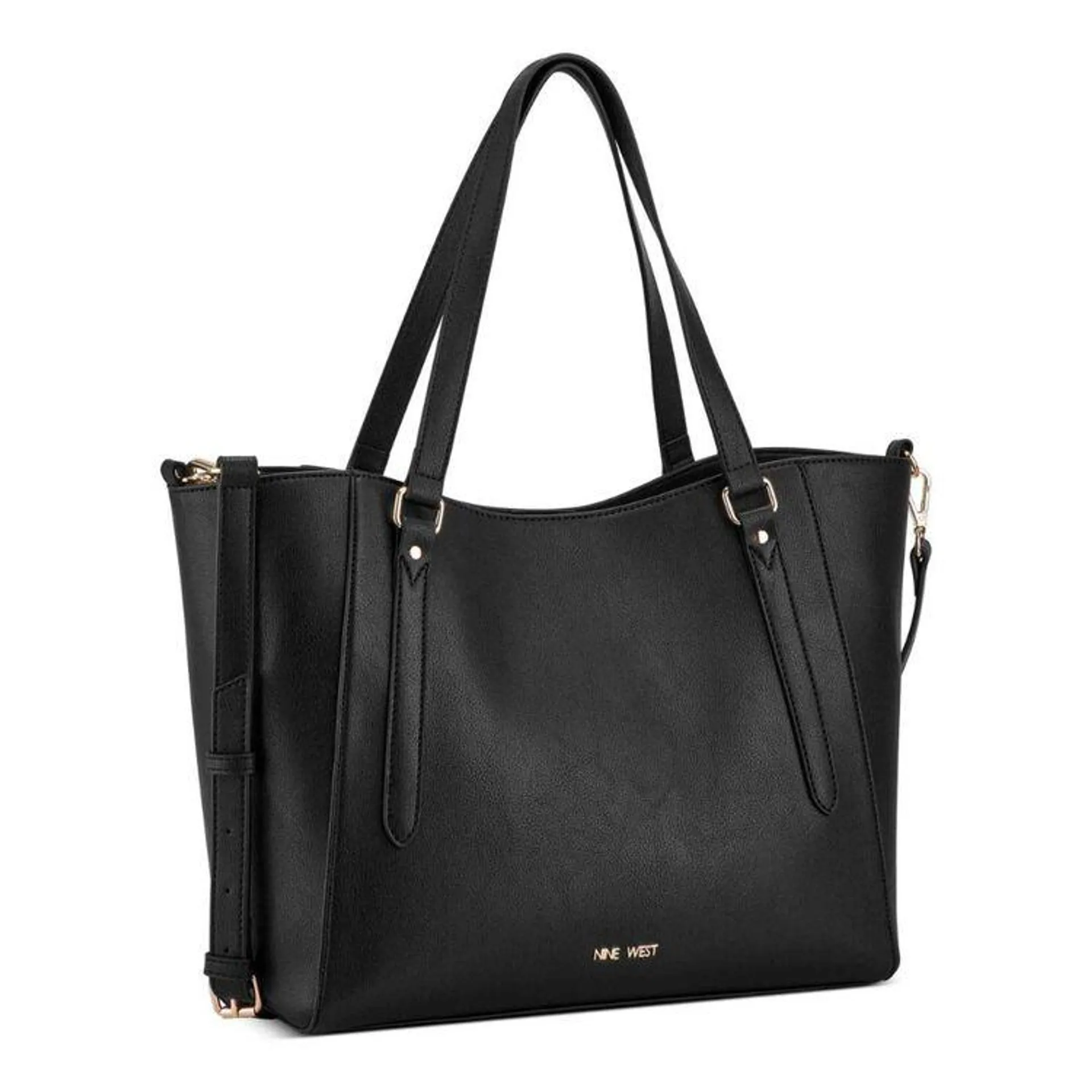 Nine West Women's Jordii Trap Tote Black