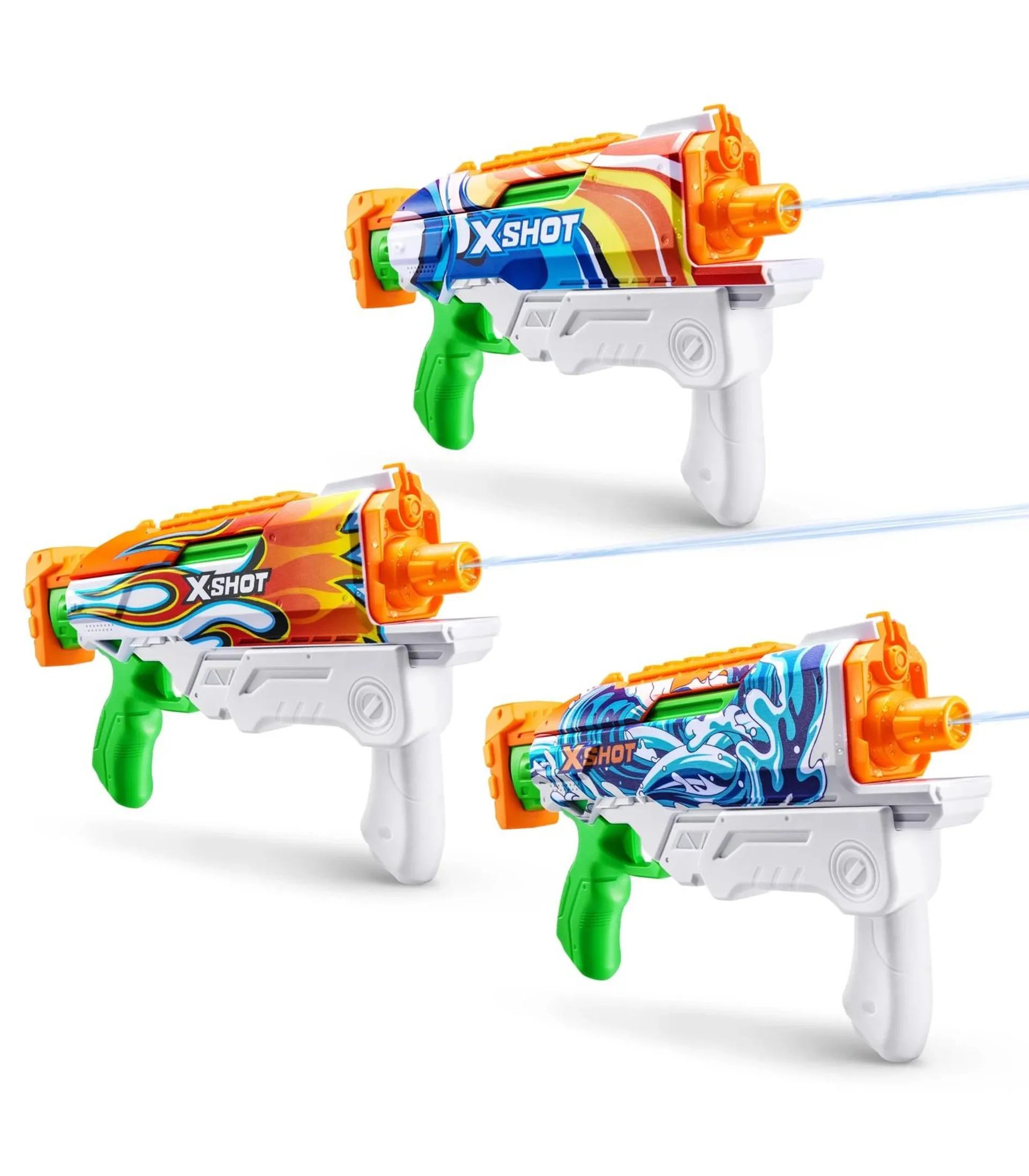 X-Shot Water Fast-Fill Skins Hyperload Water Blaster - Assorted*