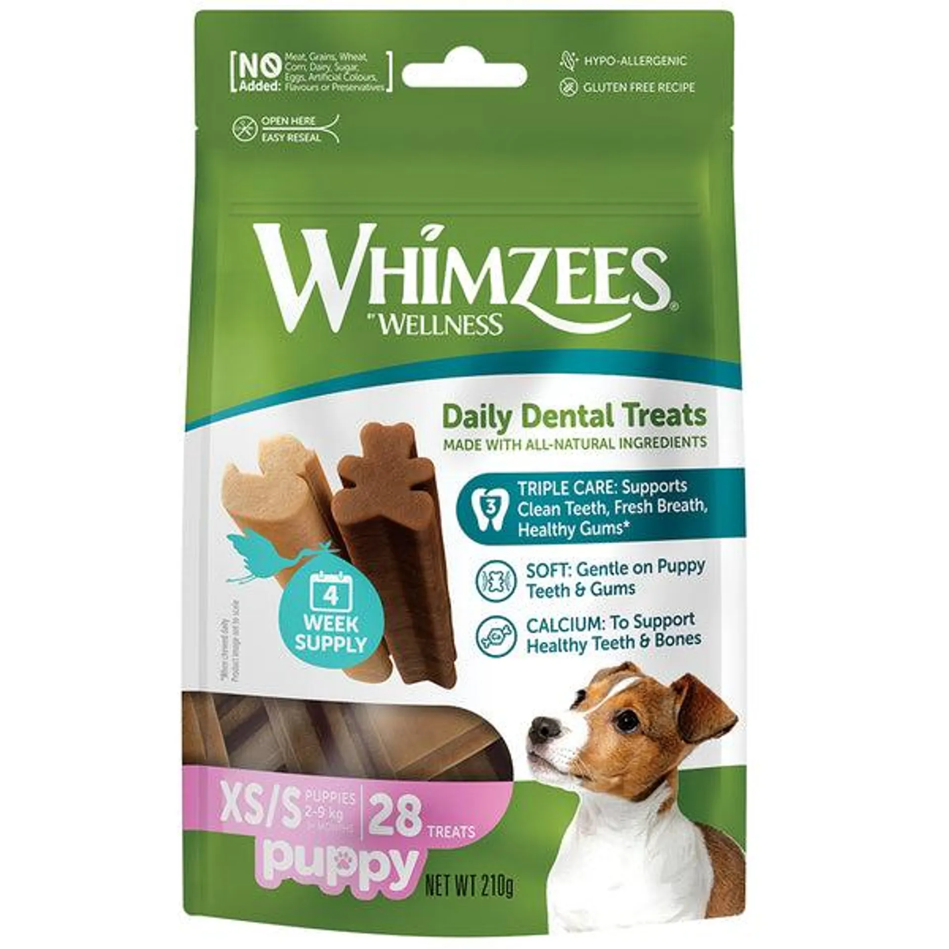 Whimzees - Puppy Dental Treats Value Bag (28pk)