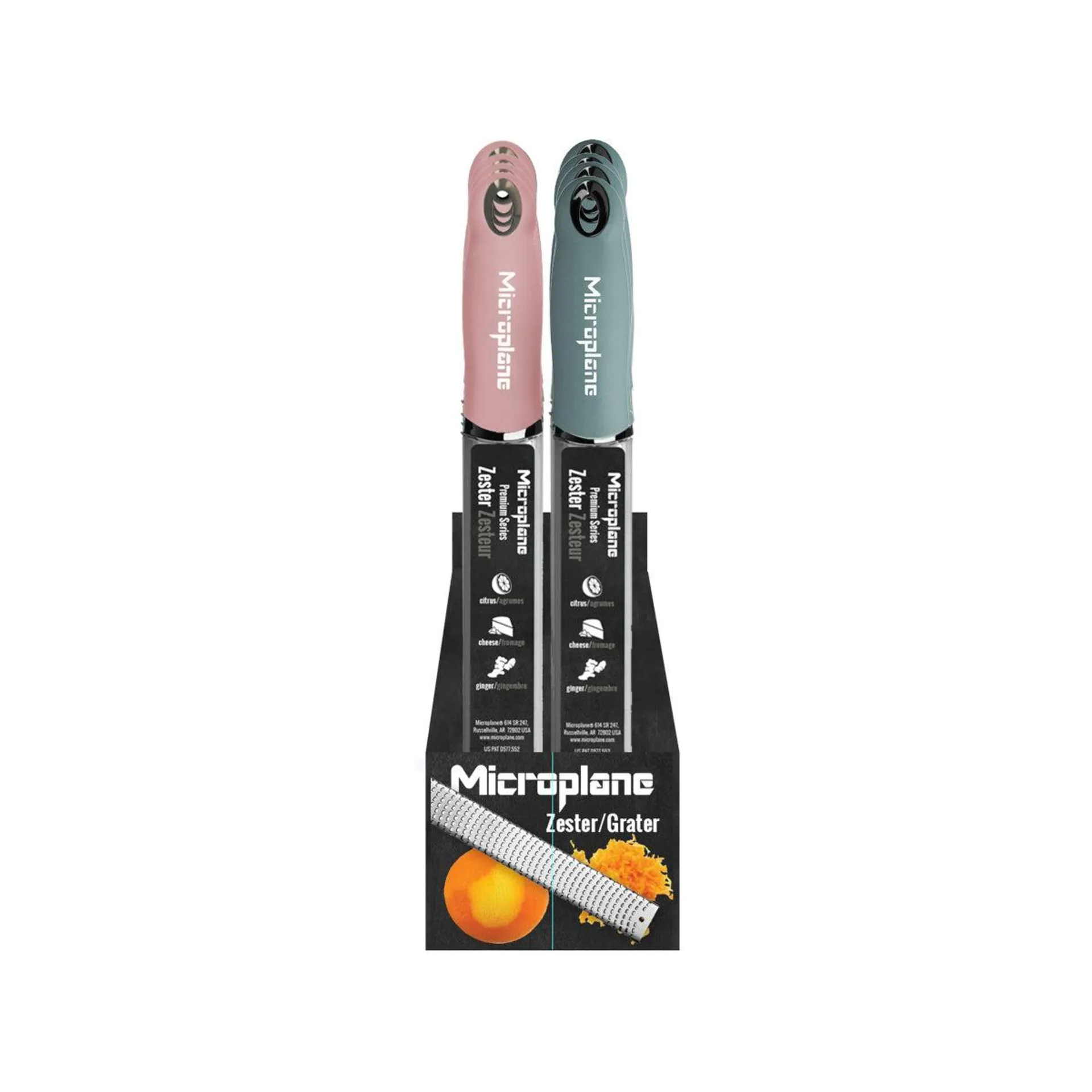 Microplane Zester Grater Rose and Green Assorted